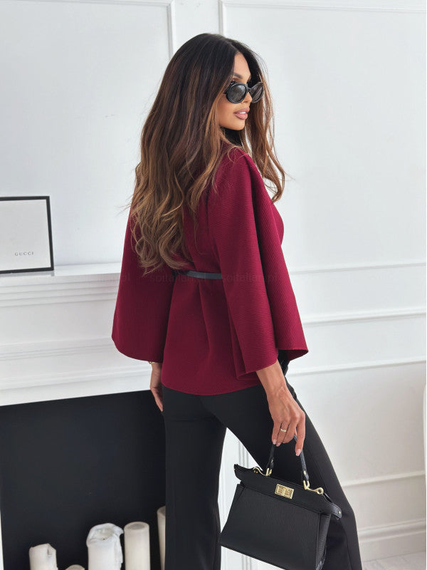 Ava Elegant Butterfly Cape Jacket