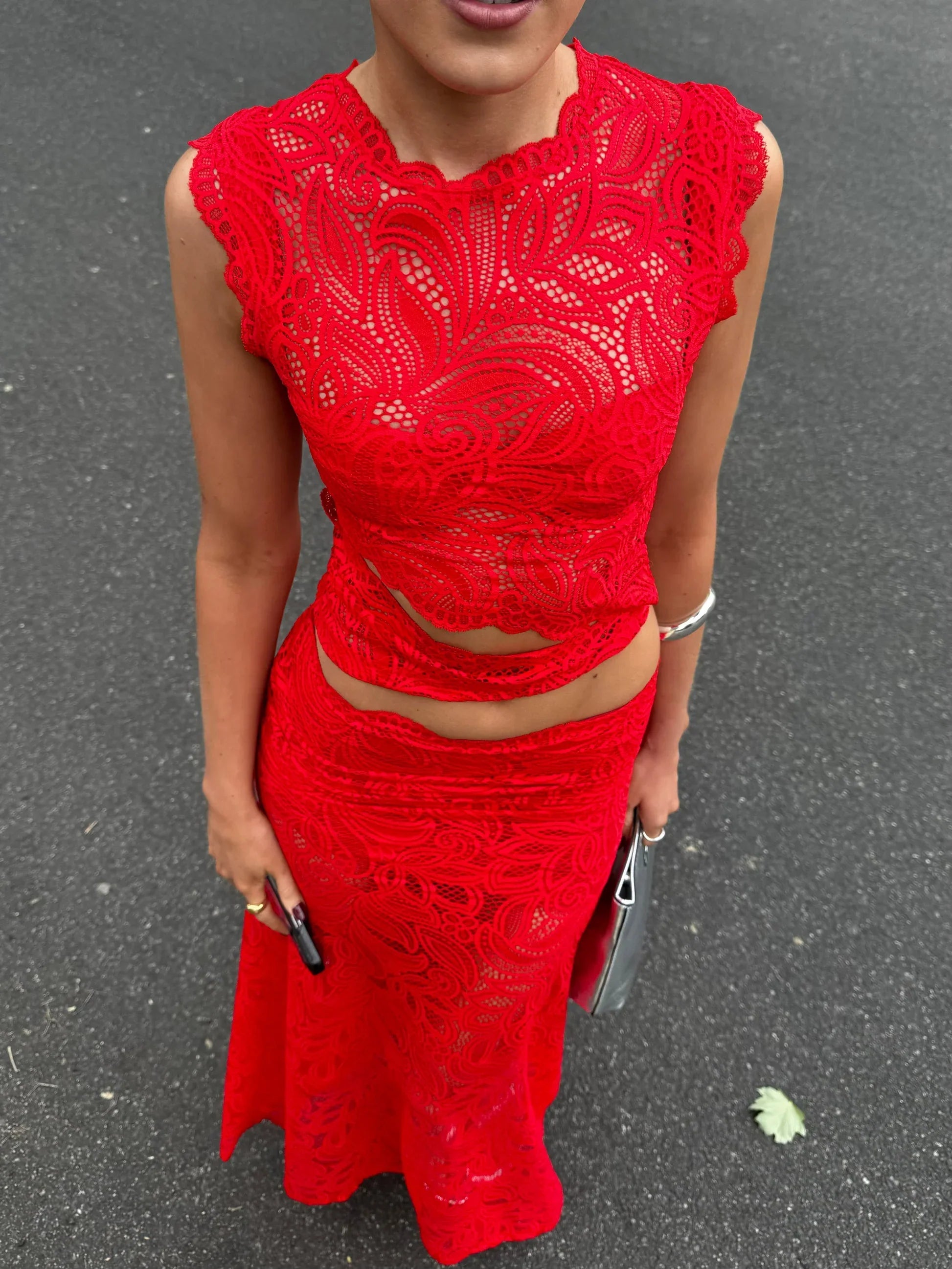 The Roselle Lace Co-ord Set