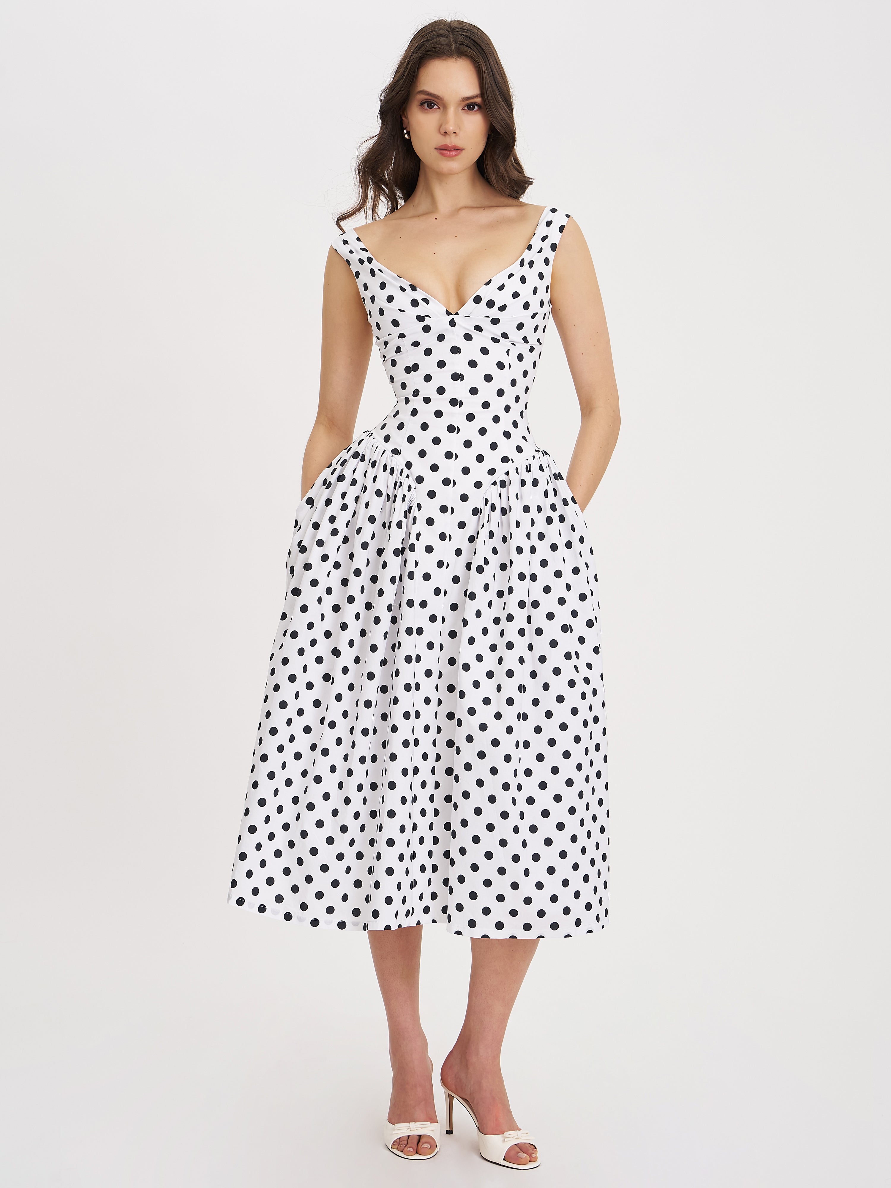 Odessa Polka Dot Dress