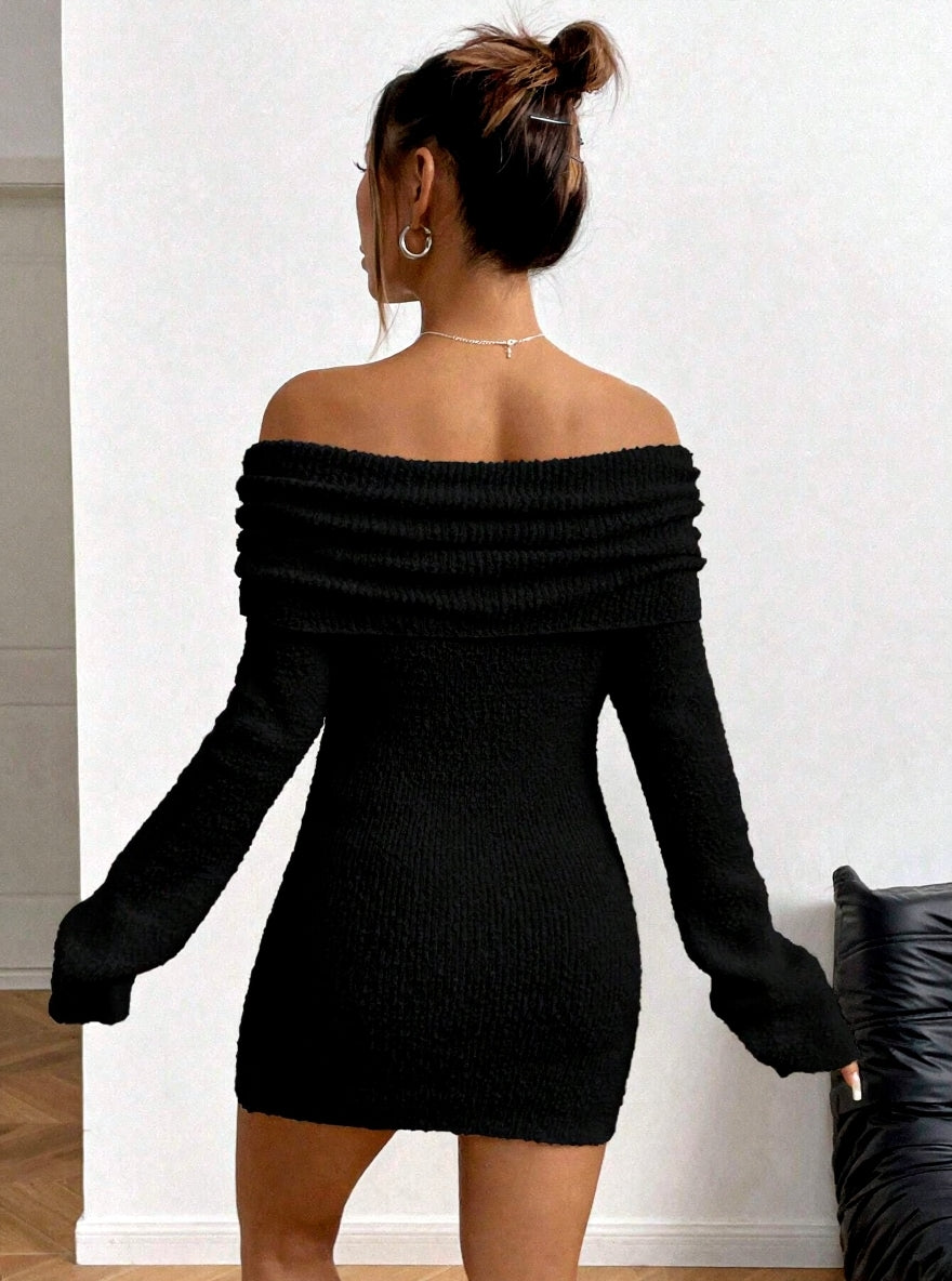 Evelina Knitted Mini Dress