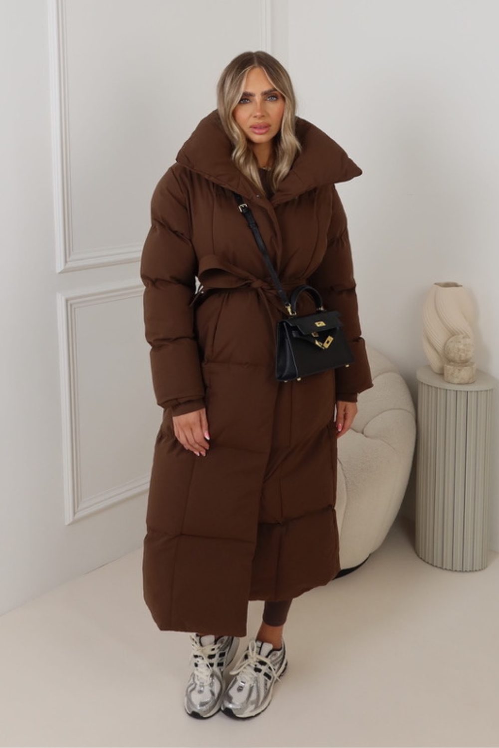 BLOSSOM LONG DUVET PUFFER COAT