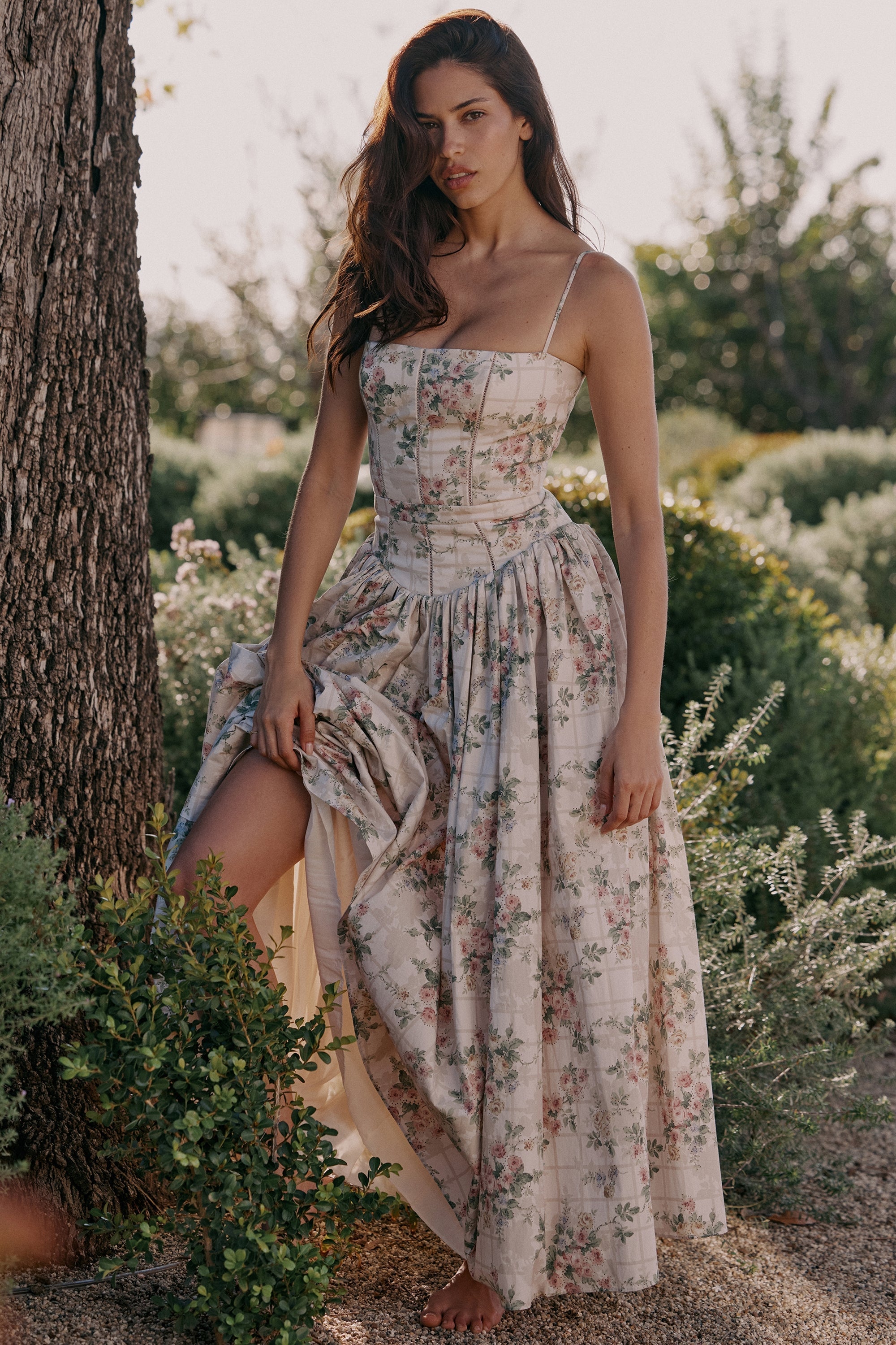 Amaris Floral Maxi Sundress