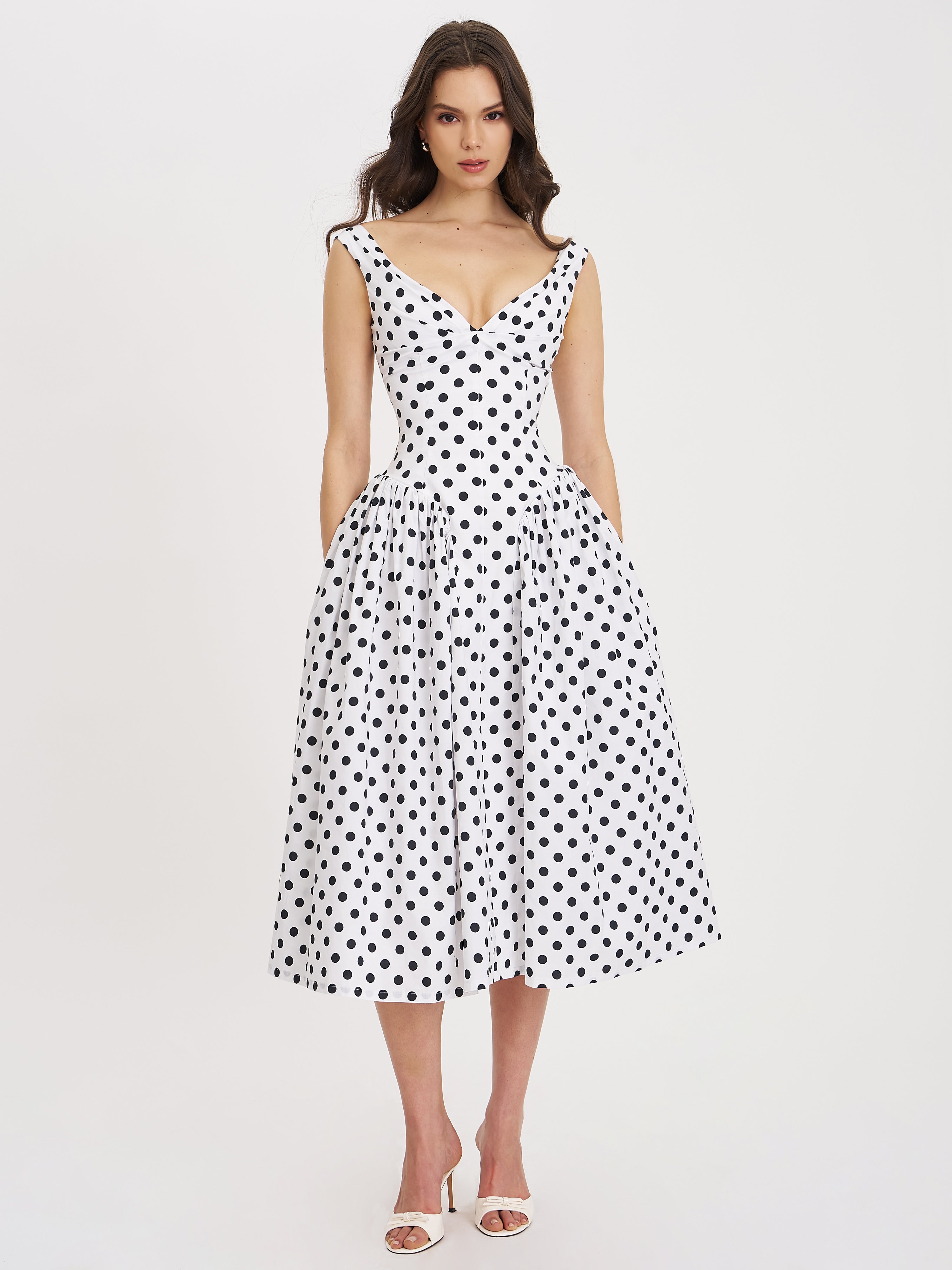 Odessa Polka Dot Dress