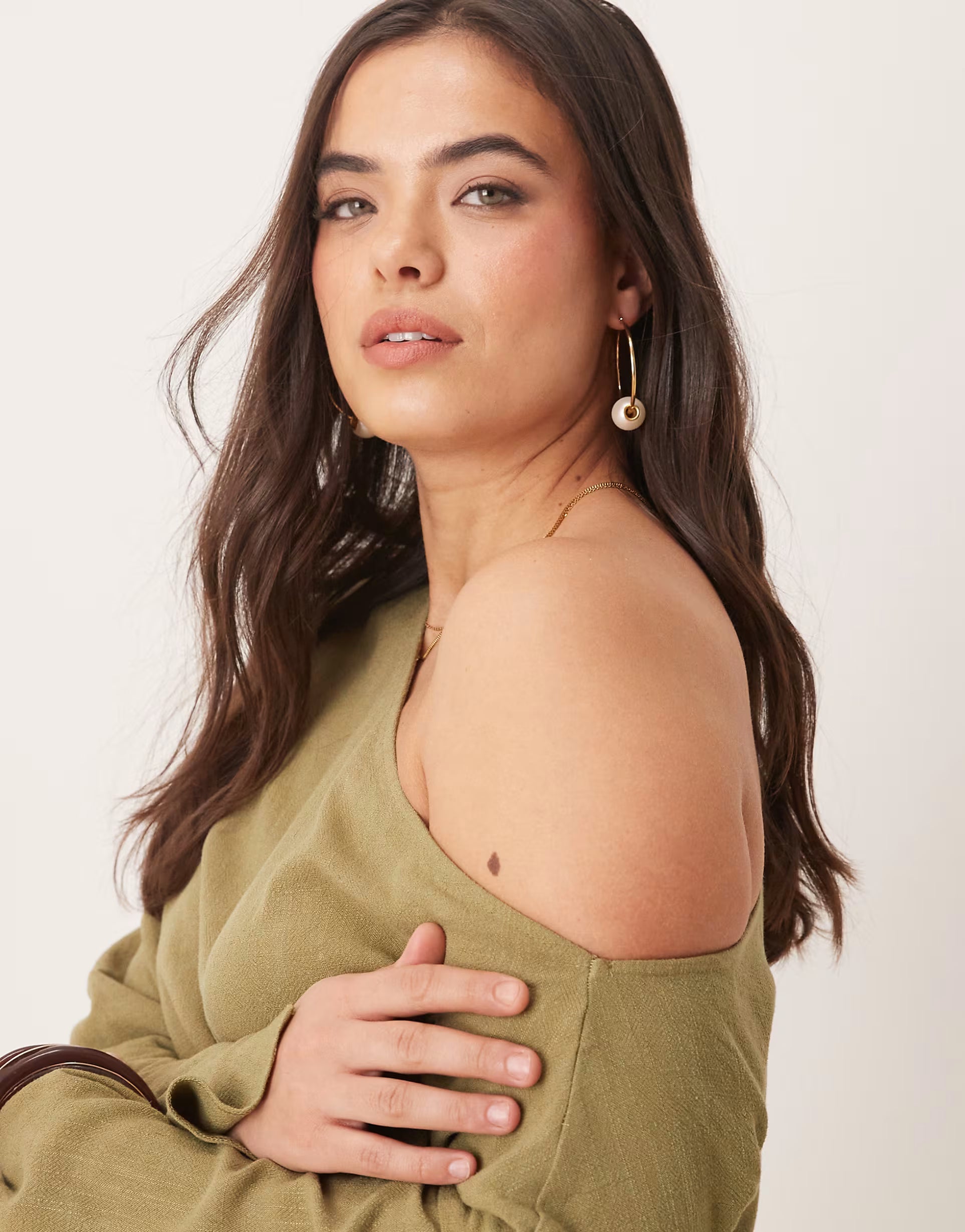 Isla Asymmetric Midi Dress