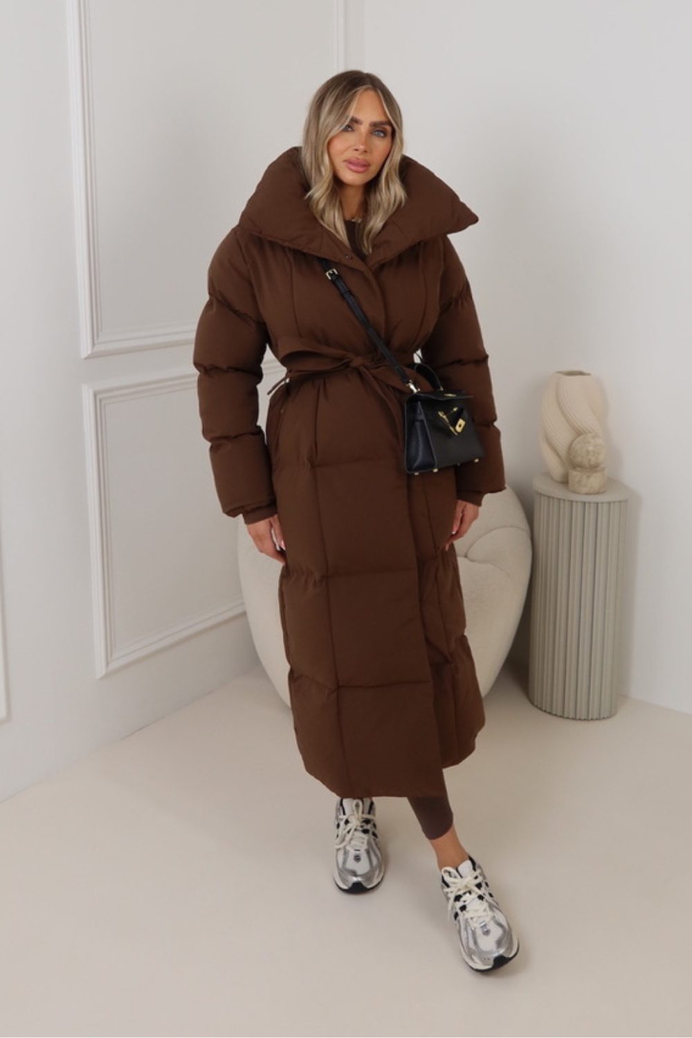BLOSSOM LONG DUVET PUFFER COAT