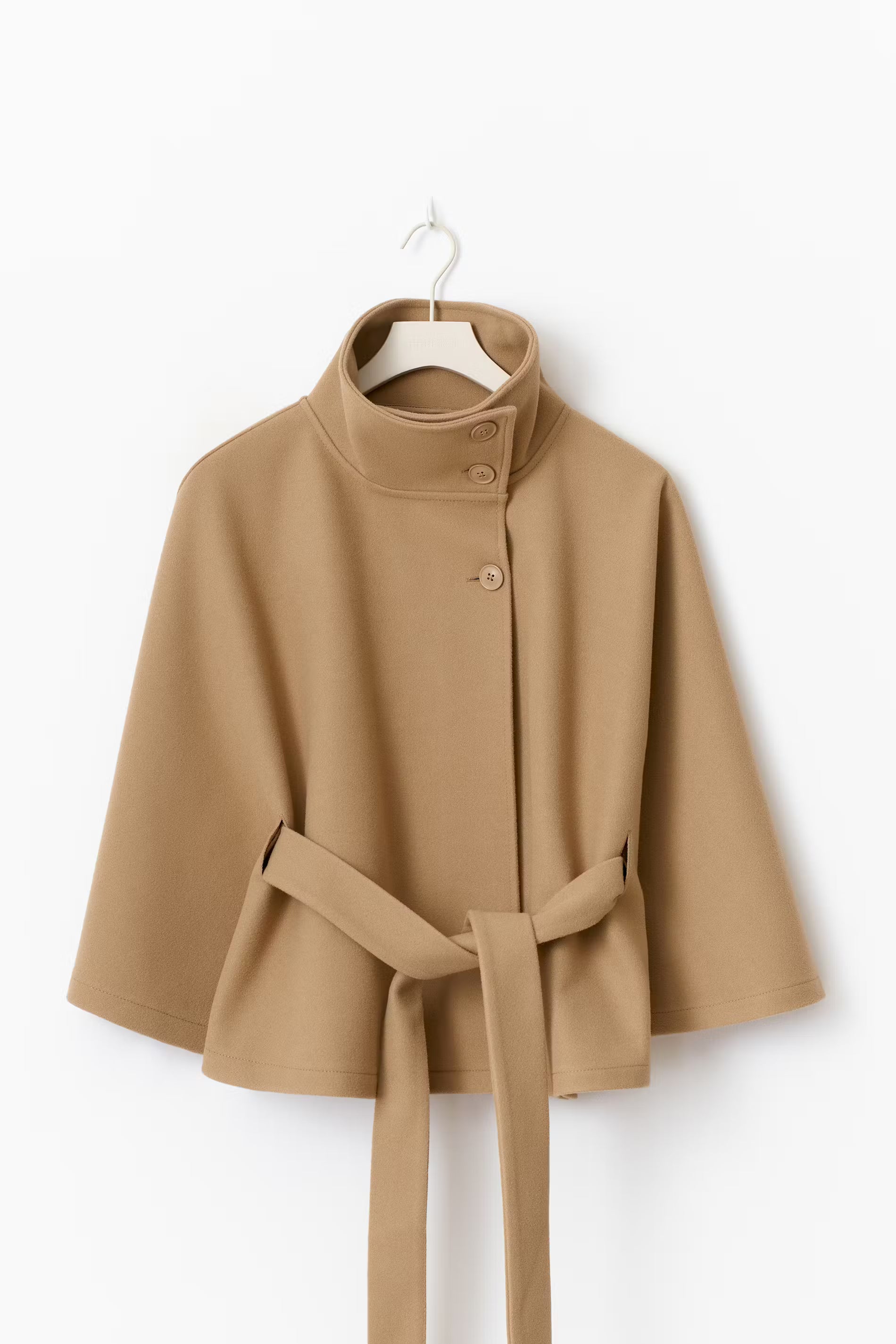 Serena Belted Cape Coat