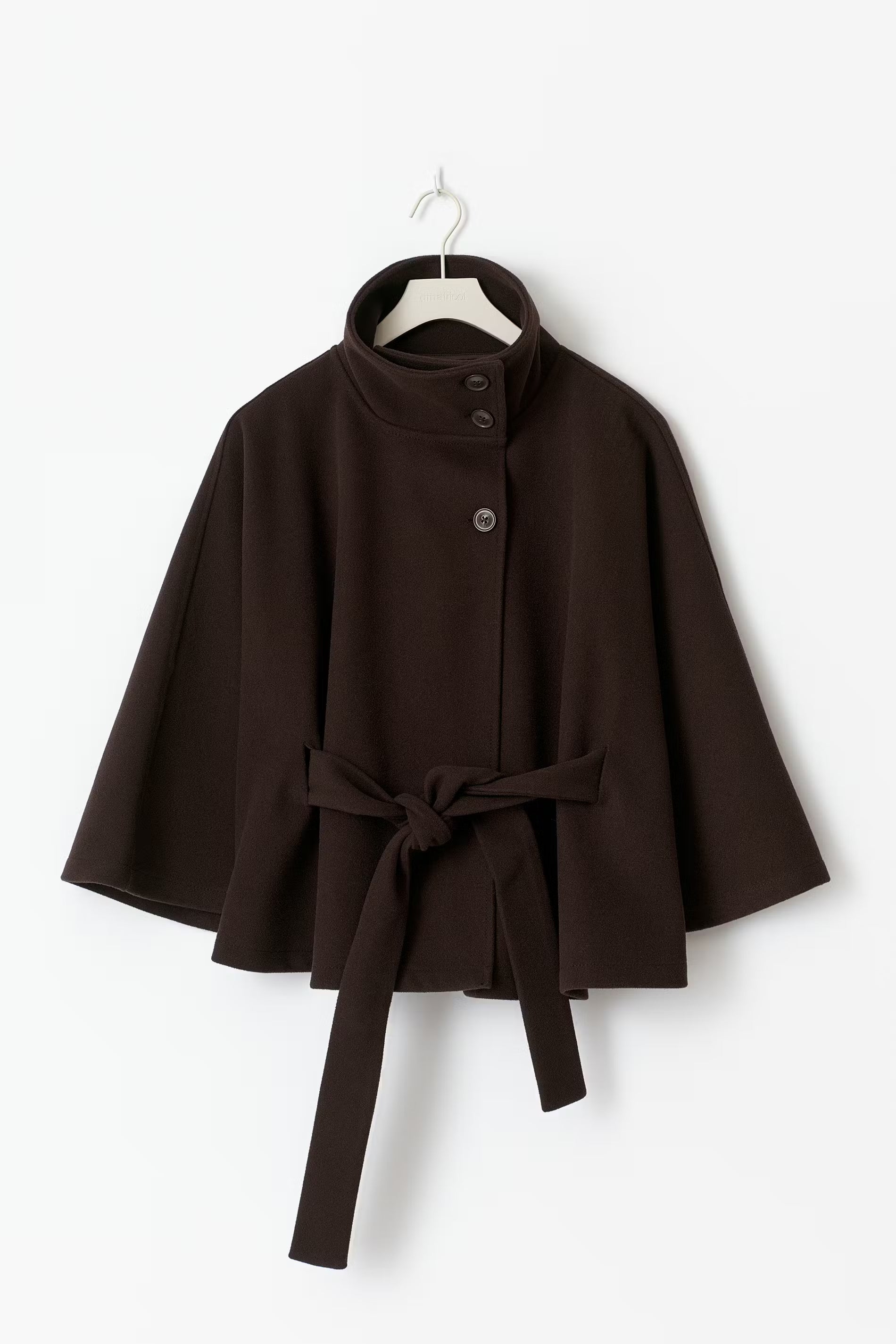 Serena Belted Cape Coat