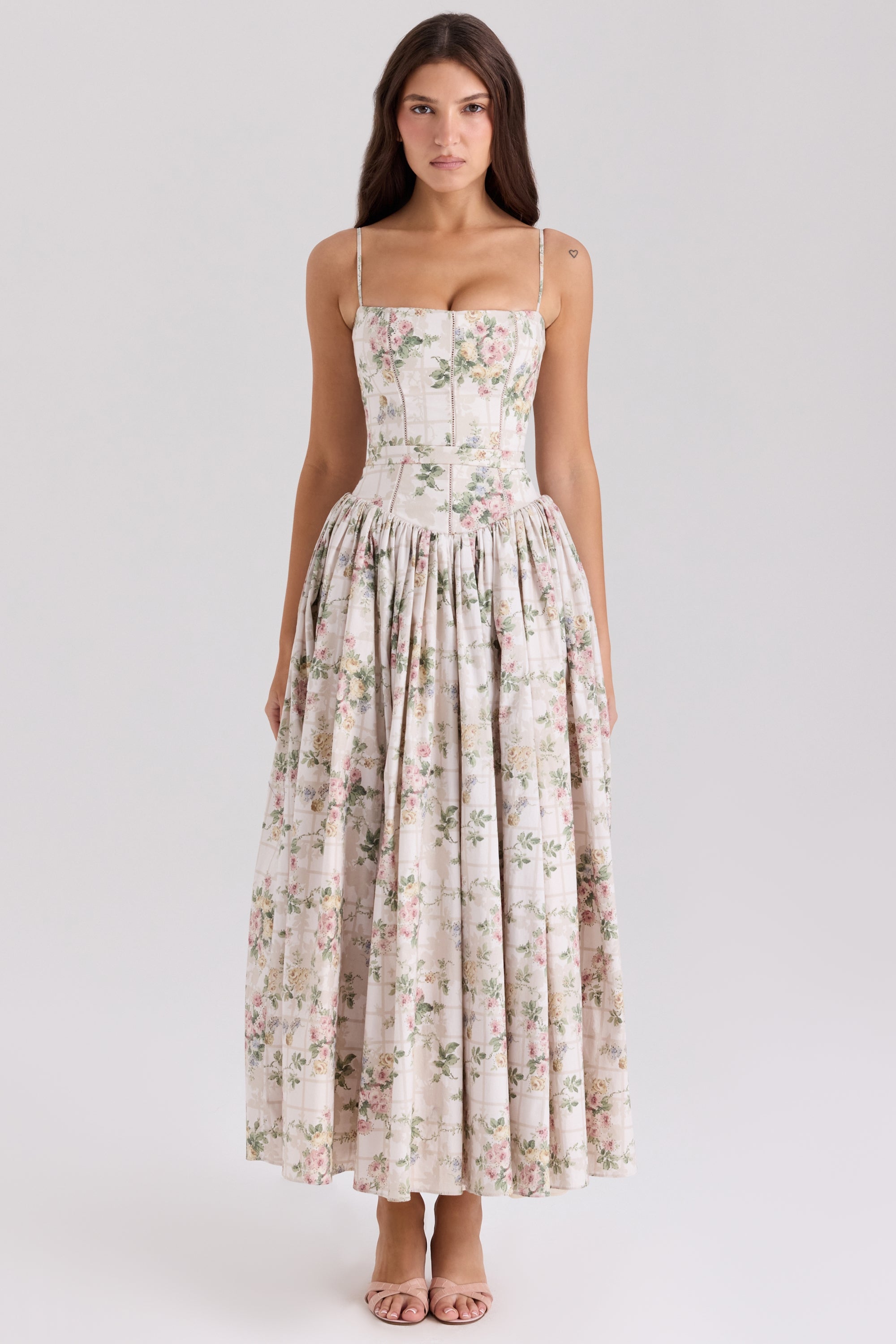 Amaris Floral Maxi Sundress