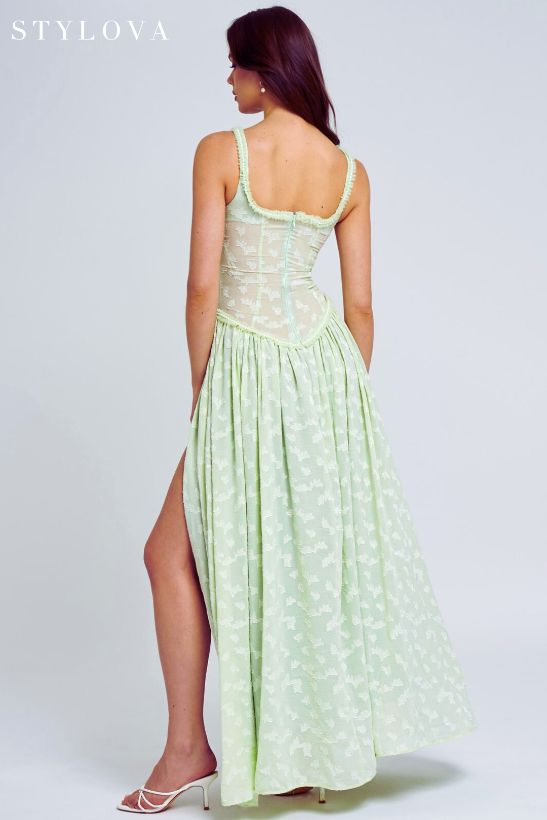 Stylova™ | Garden Elf Maxi Dress