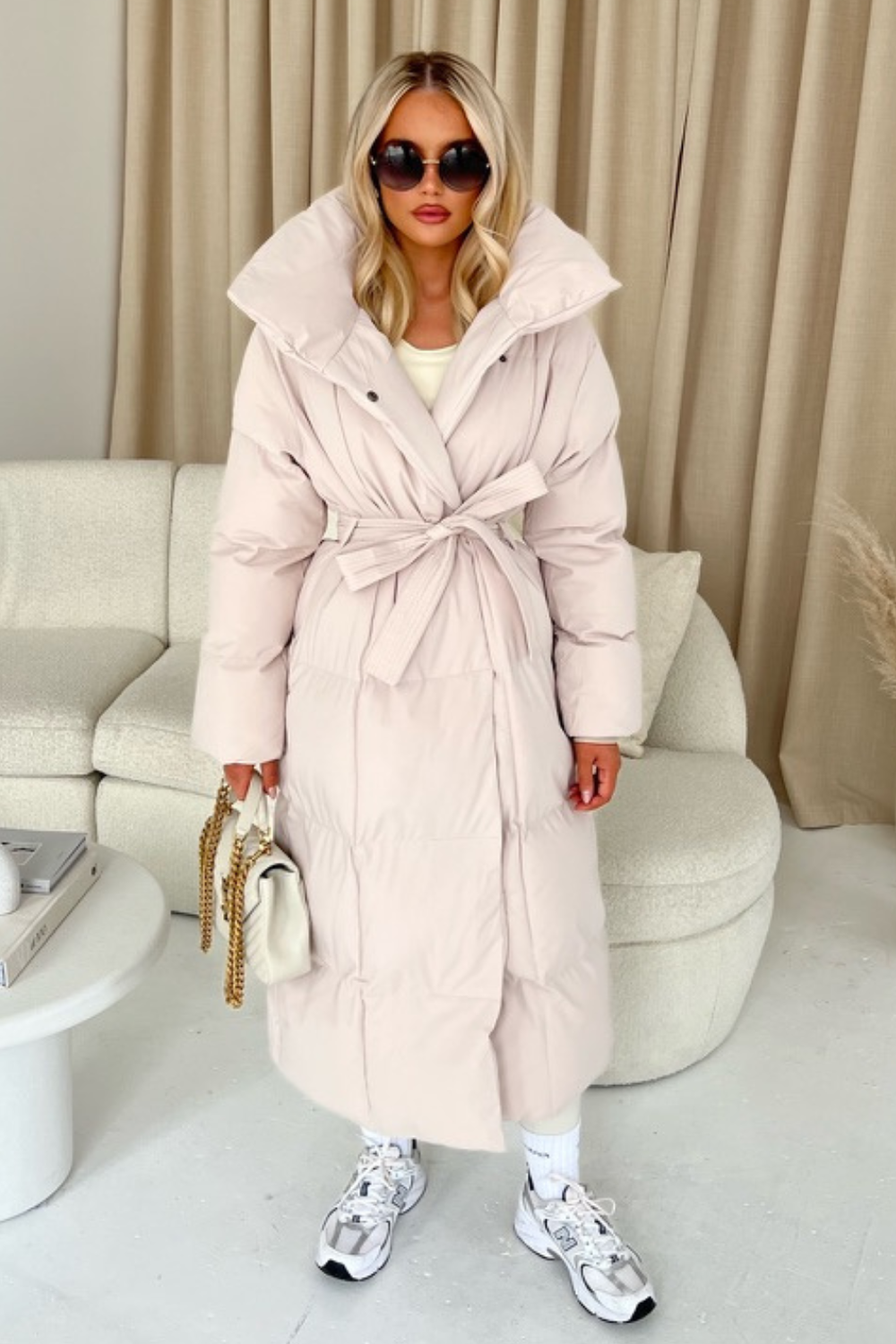 BLOSSOM LONG DUVET PUFFER COAT