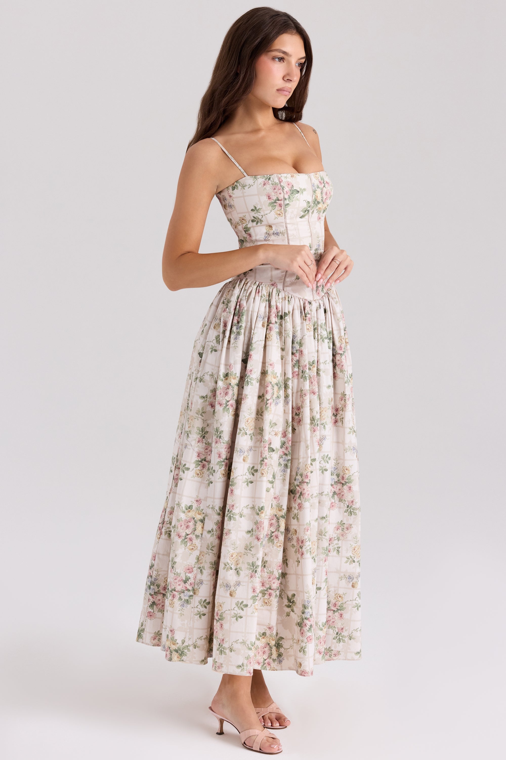 Amaris Floral Maxi Sundress