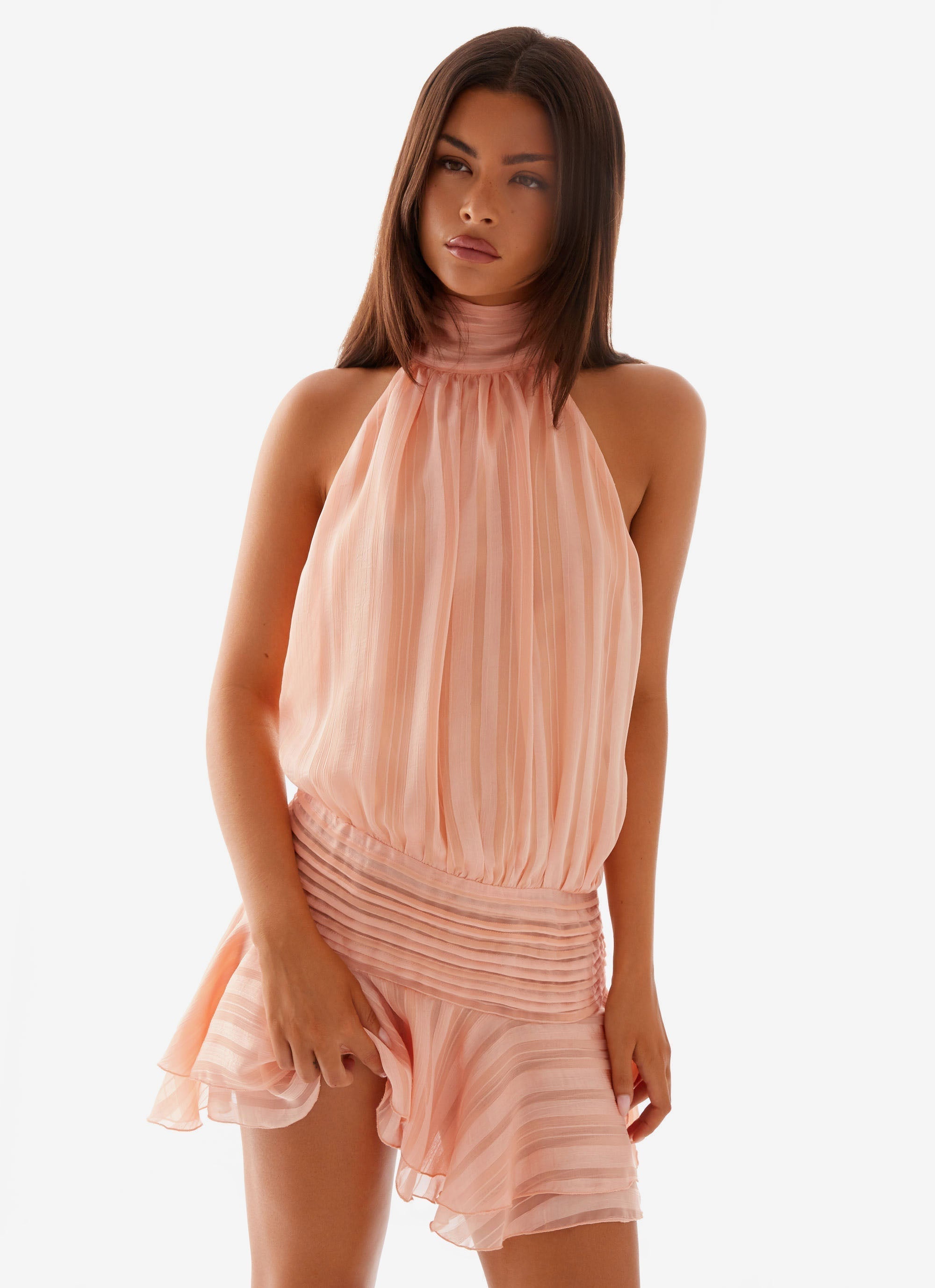 Amira Chiffon Mini Dress