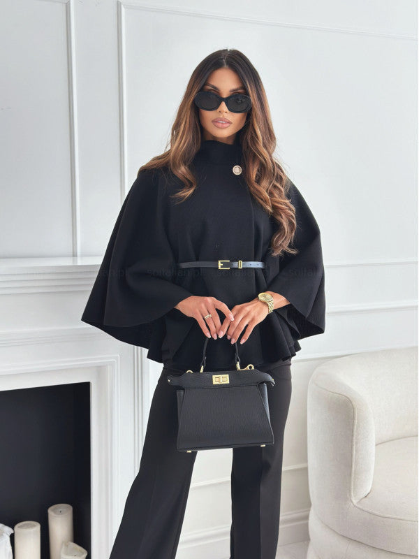 Ava Elegant Butterfly Cape Jacket