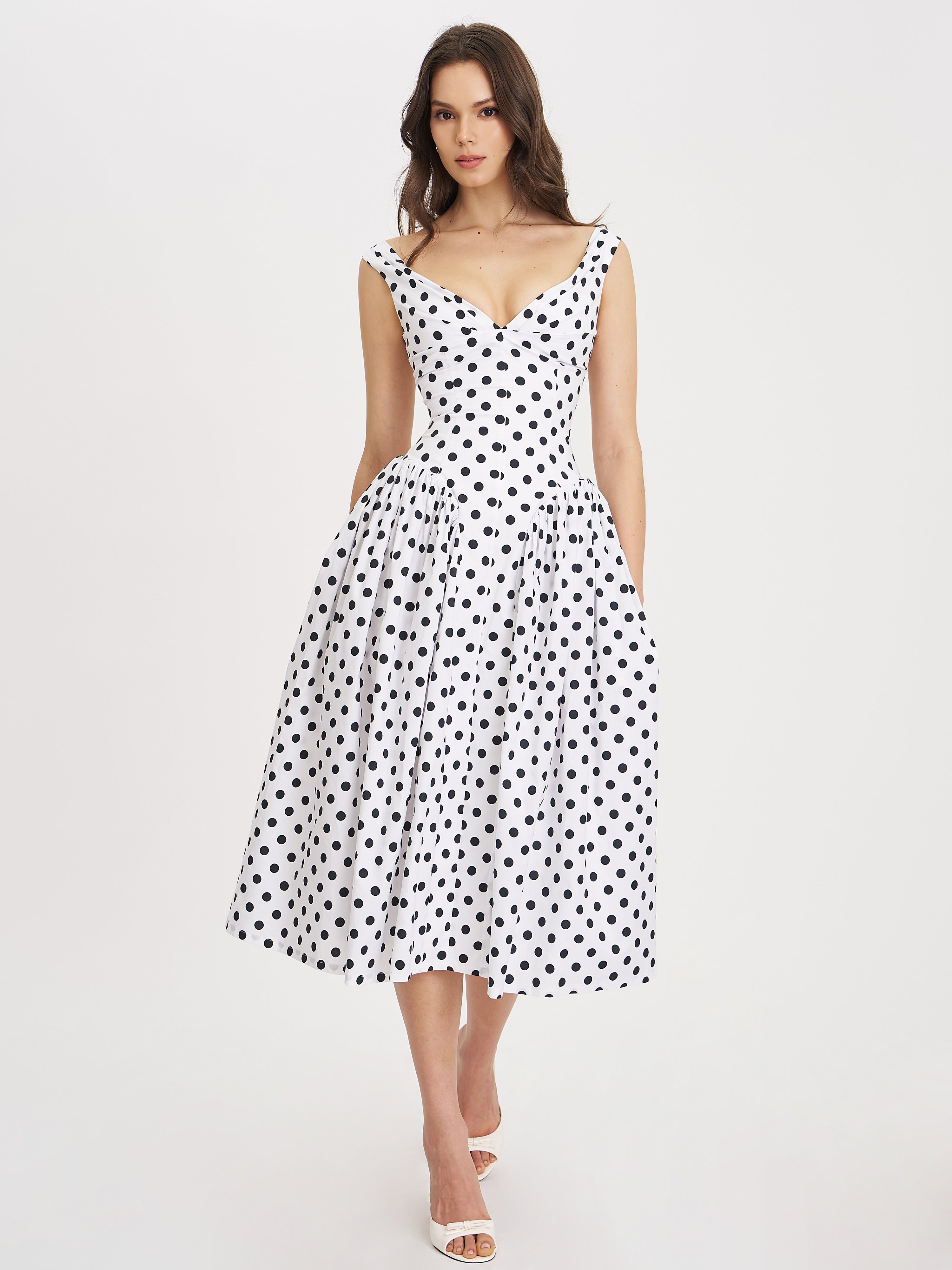 Odessa Polka Dot Dress