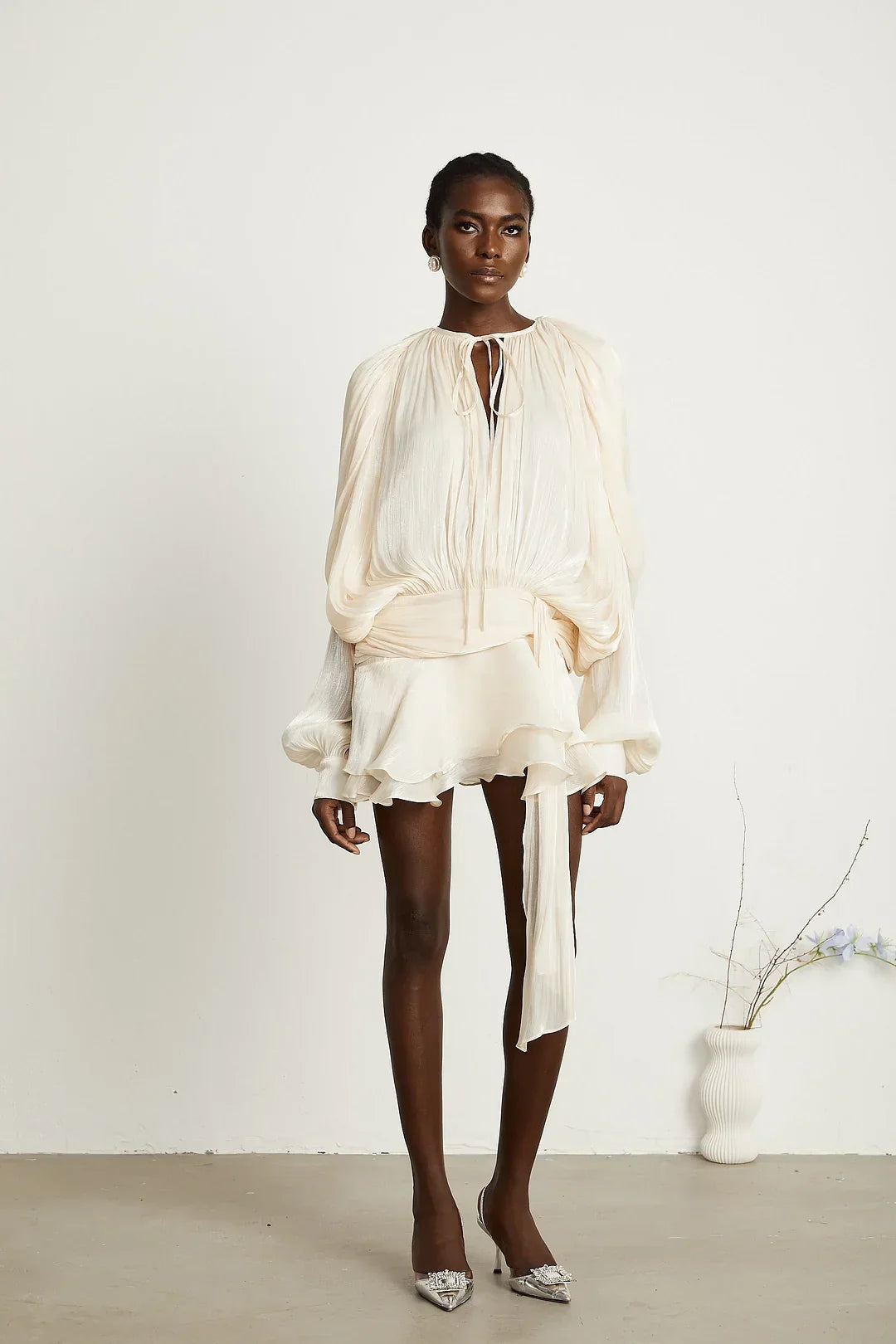 Nadia Ruffled Mini Dress