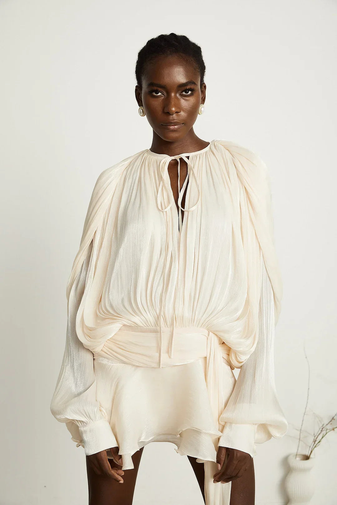 Nadia Ruffled Mini Dress