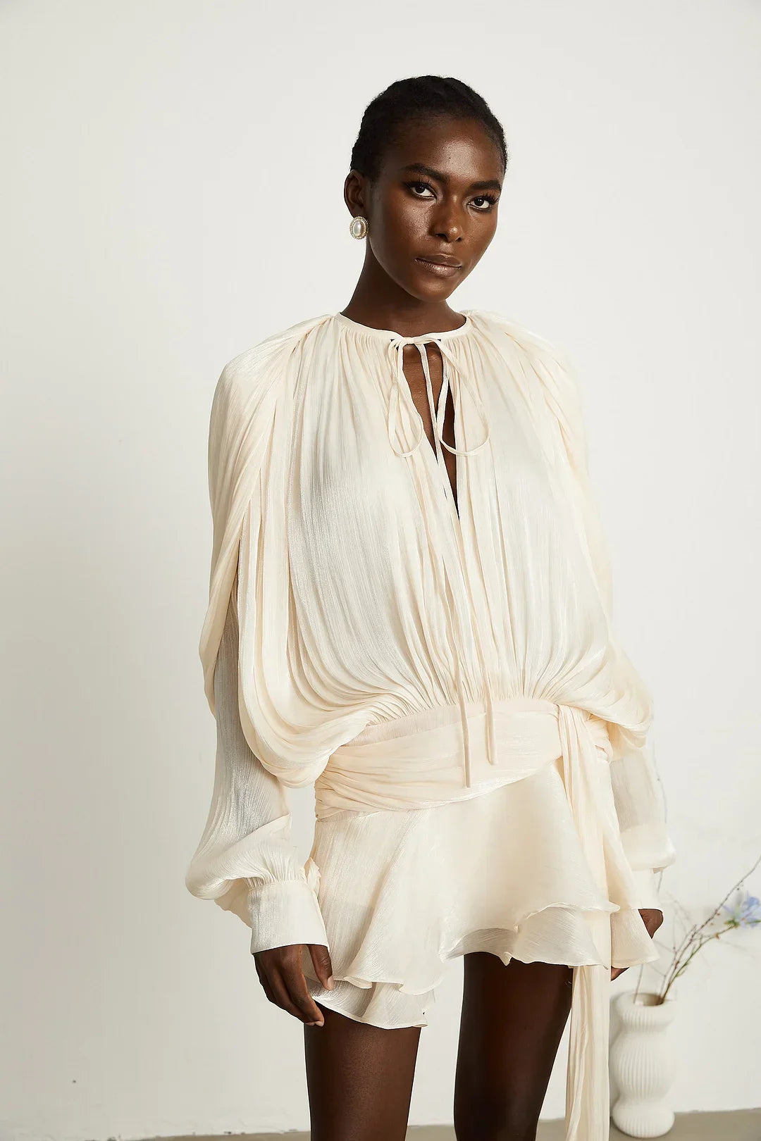 Nadia Ruffled Mini Dress