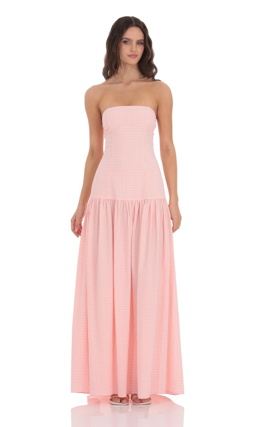 Eleni Strapless Midi Dress