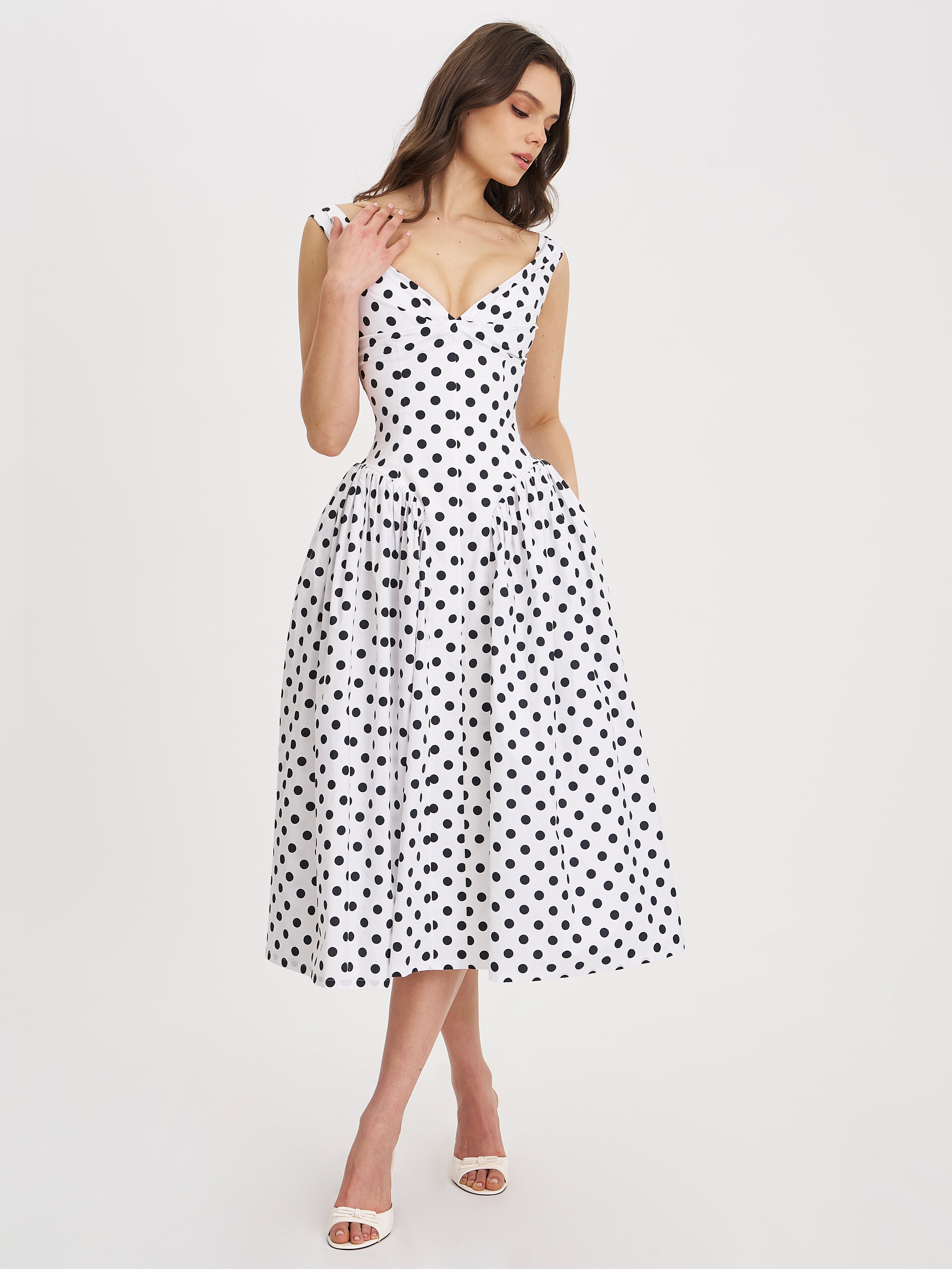Odessa Polka Dot Dress