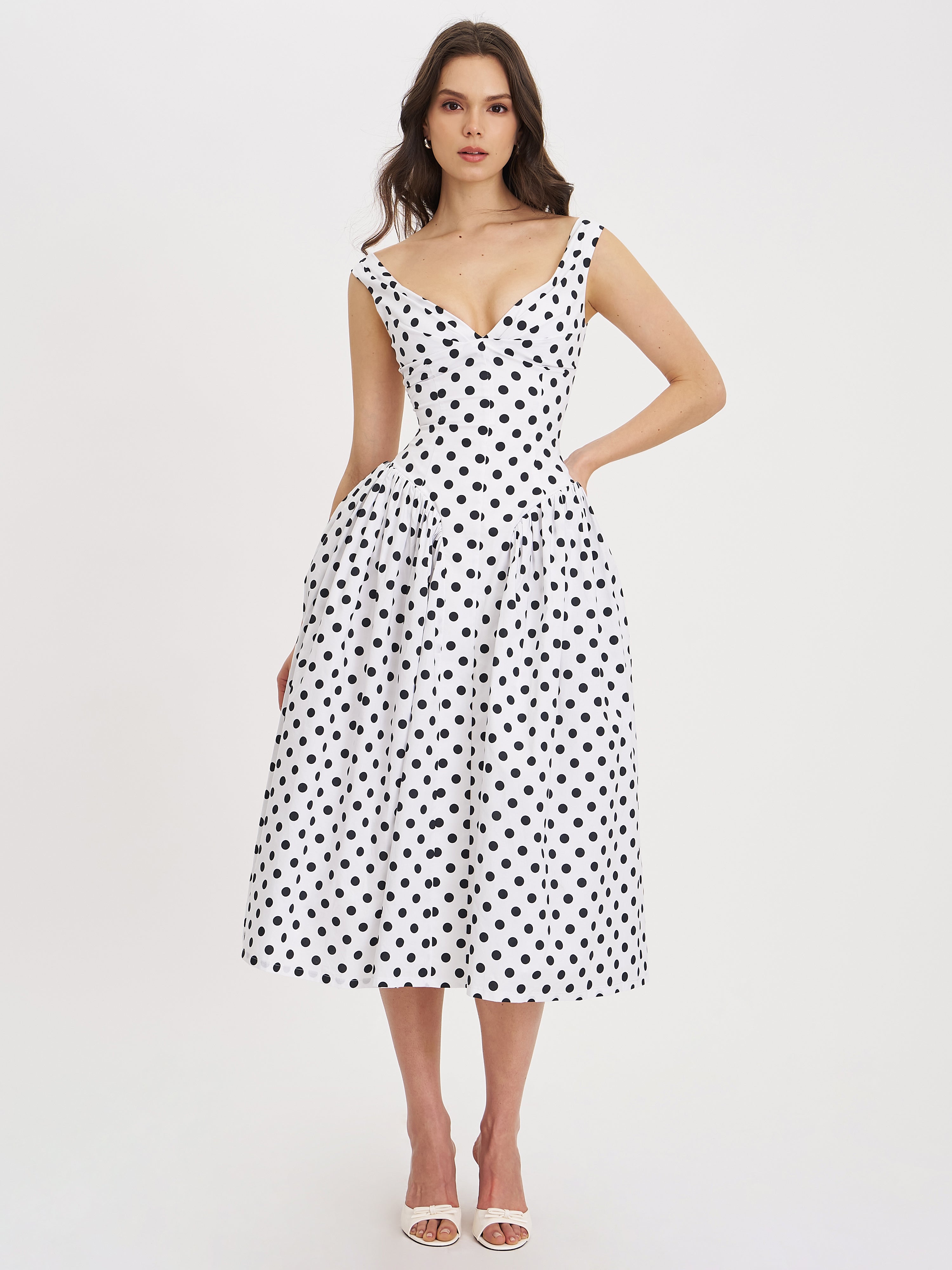 Odessa Polka Dot Dress