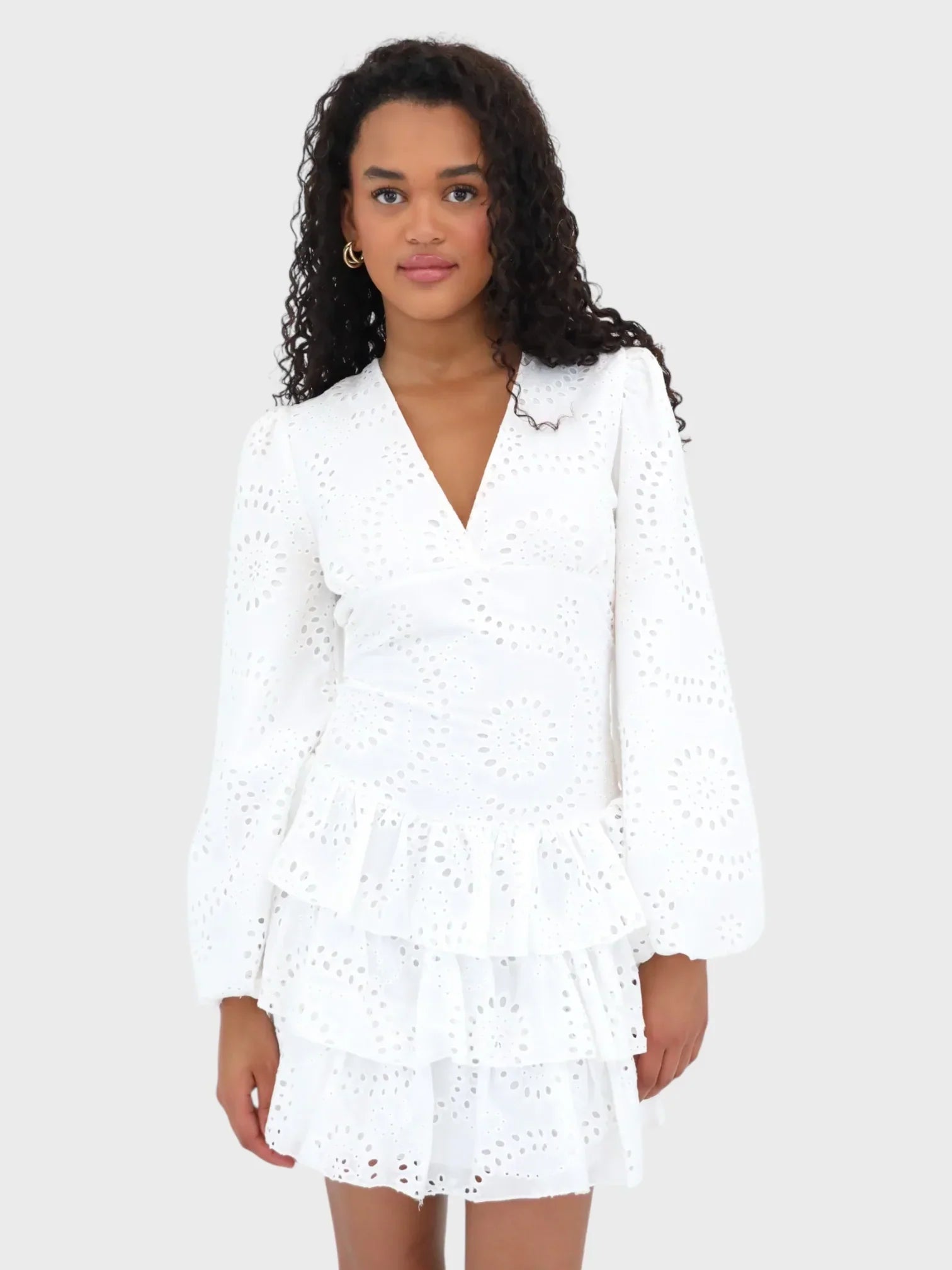 Rivka Broderie Mini Dress