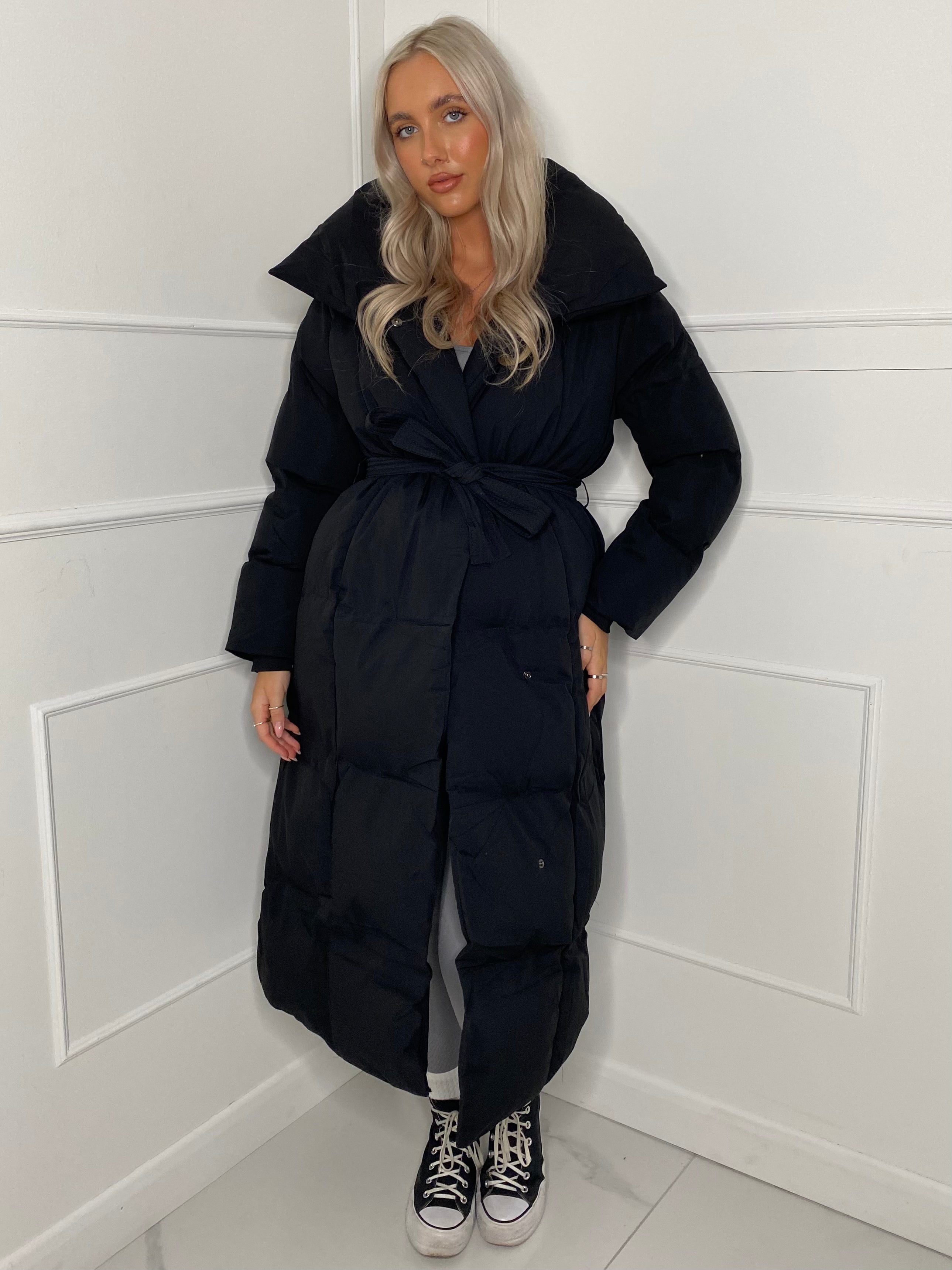 BLOSSOM LONG DUVET PUFFER COAT