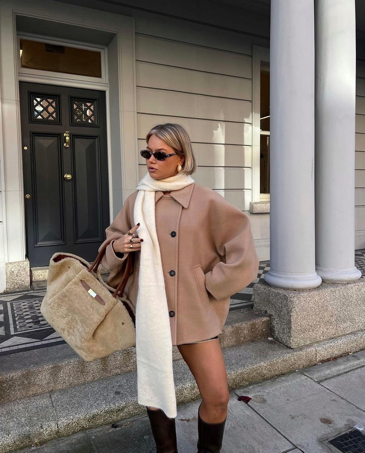 Viola Oversized Wool Coat