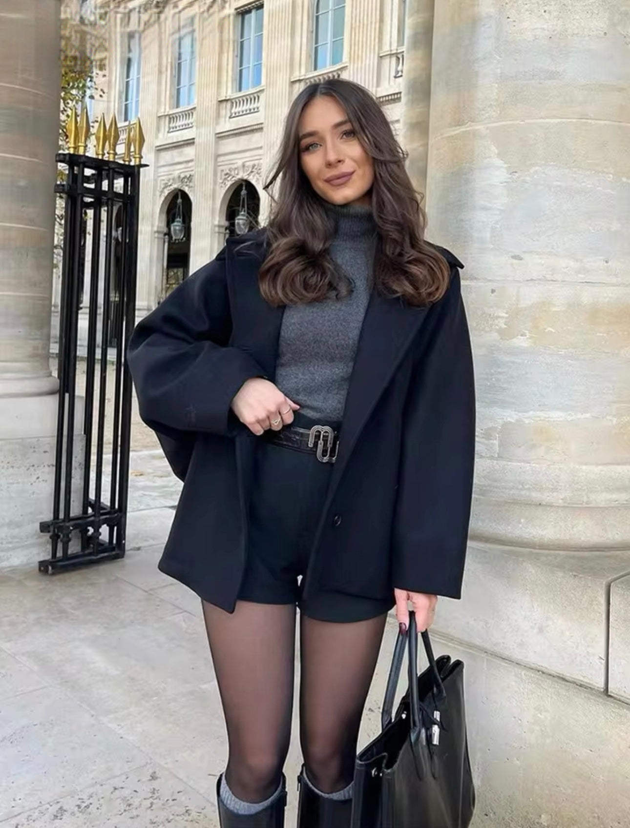 Viola Oversized Wool Coat