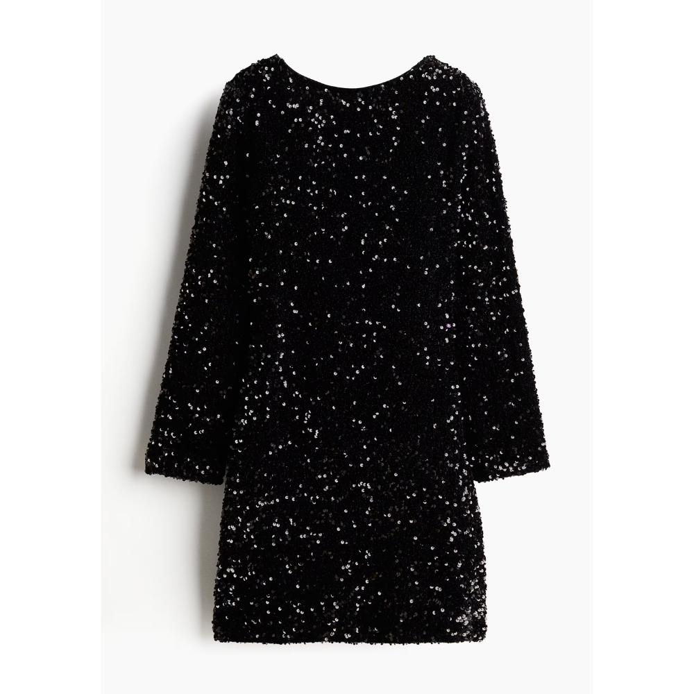 Sparkle Bow Mini Dress