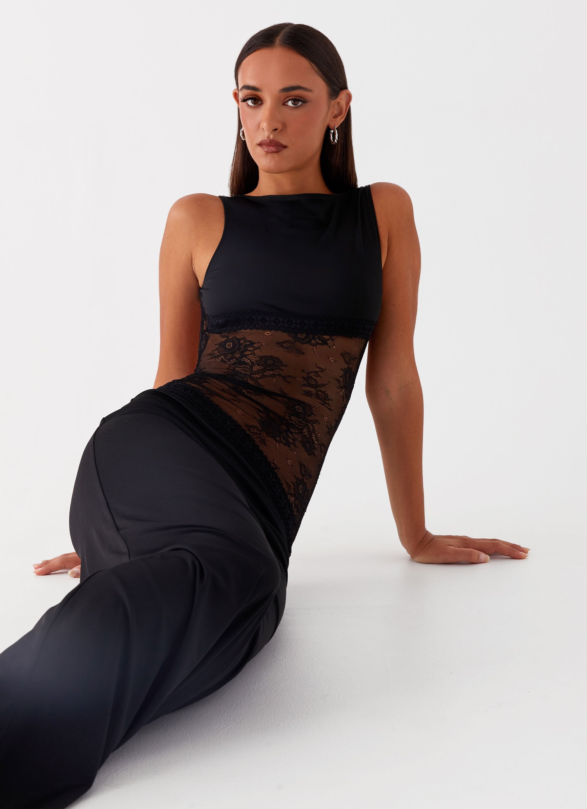 Midnight Elegance Maxi Dress
