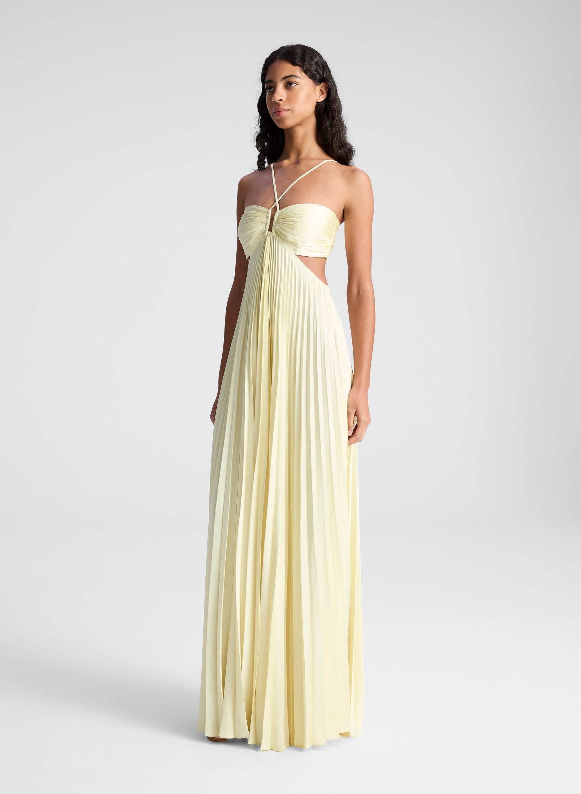 Nerina Pleated Maxi Dress