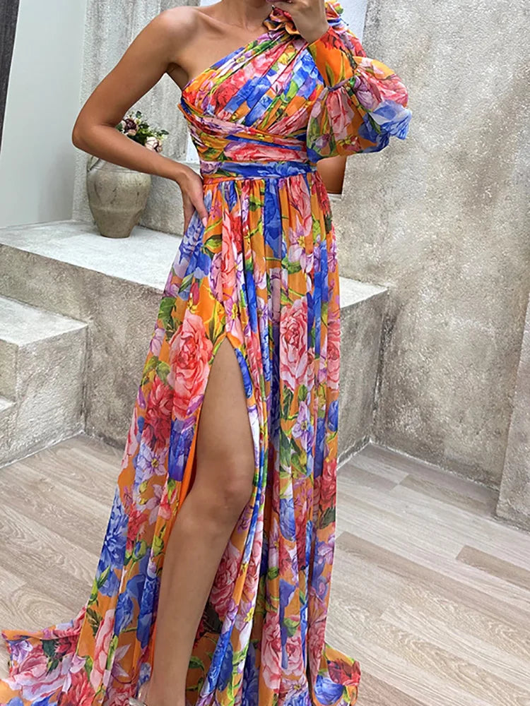 Stylova™ | Garden Goddess Maxi Dress