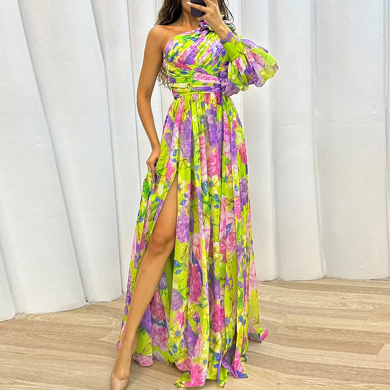 Stylova™ | Garden Goddess Maxi Dress