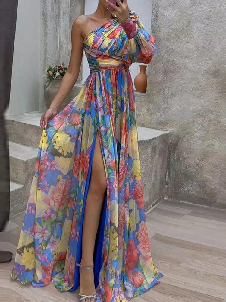Stylova™ | Garden Goddess Maxi Dress