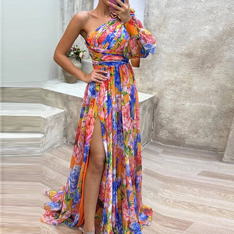 Stylova™ | Garden Goddess Maxi Dress