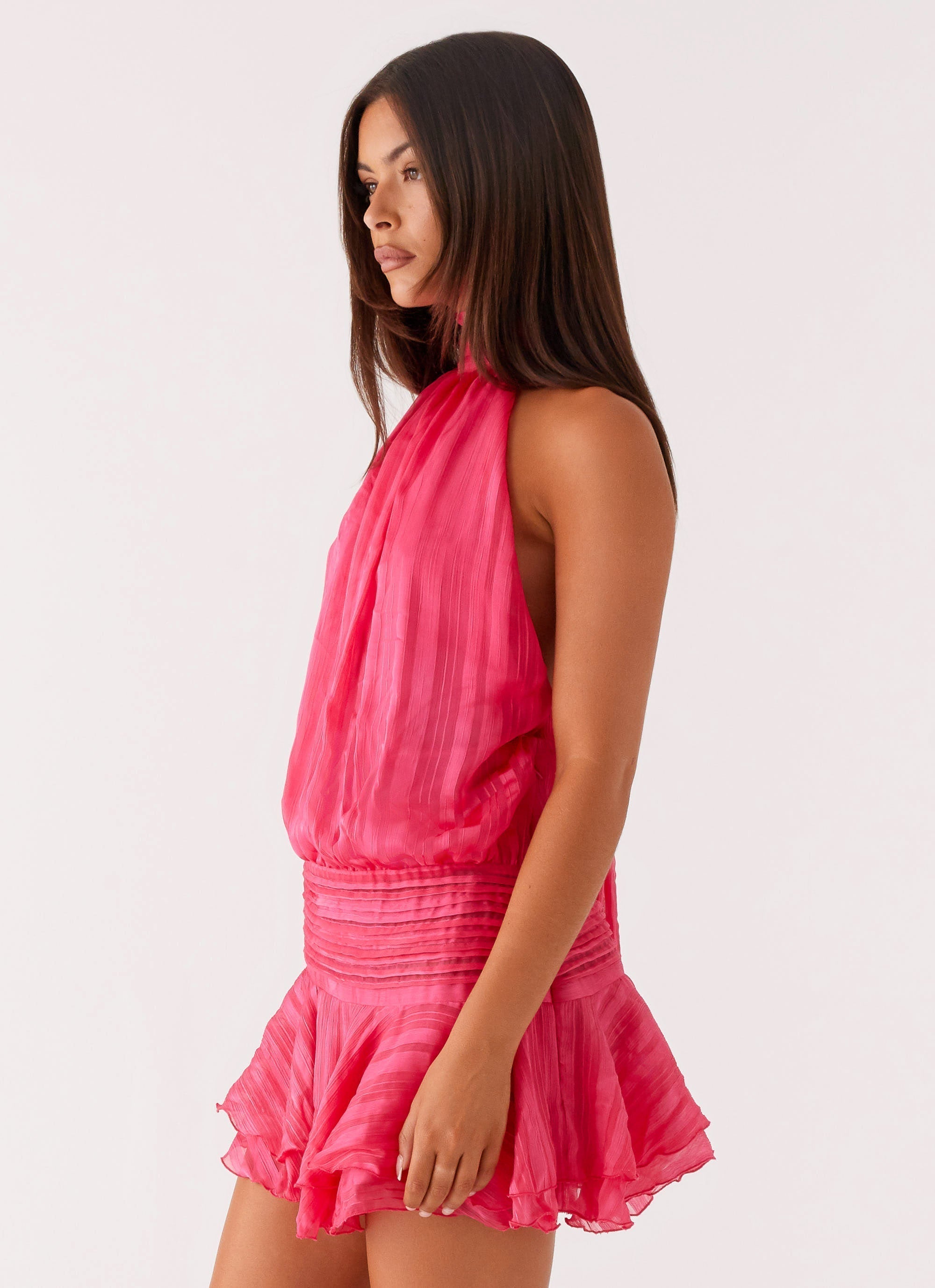 Amira Chiffon Mini Dress