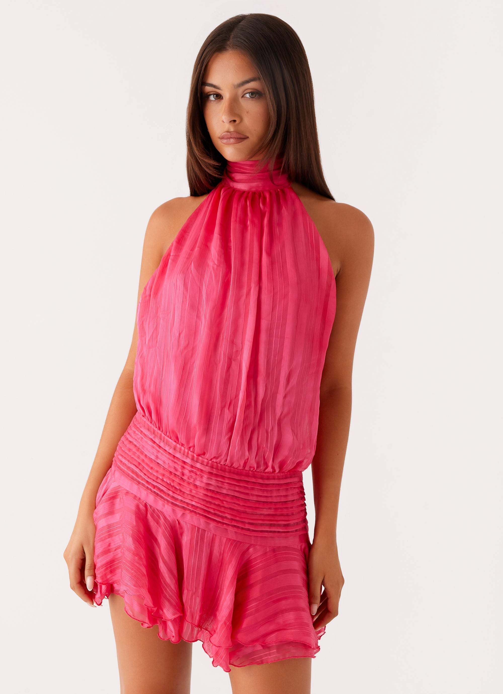 Amira Chiffon Mini Dress