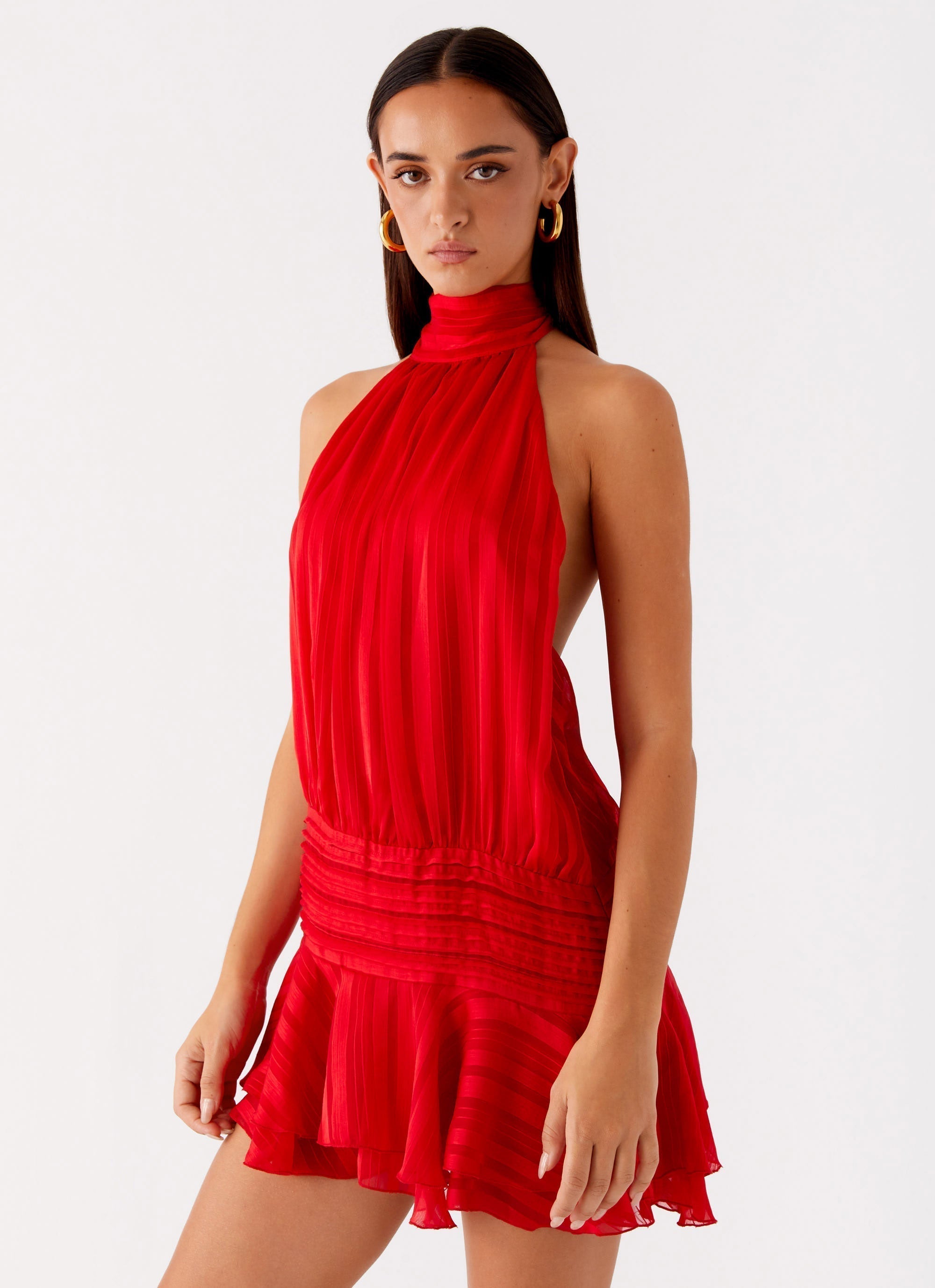 Amira Chiffon Mini Dress
