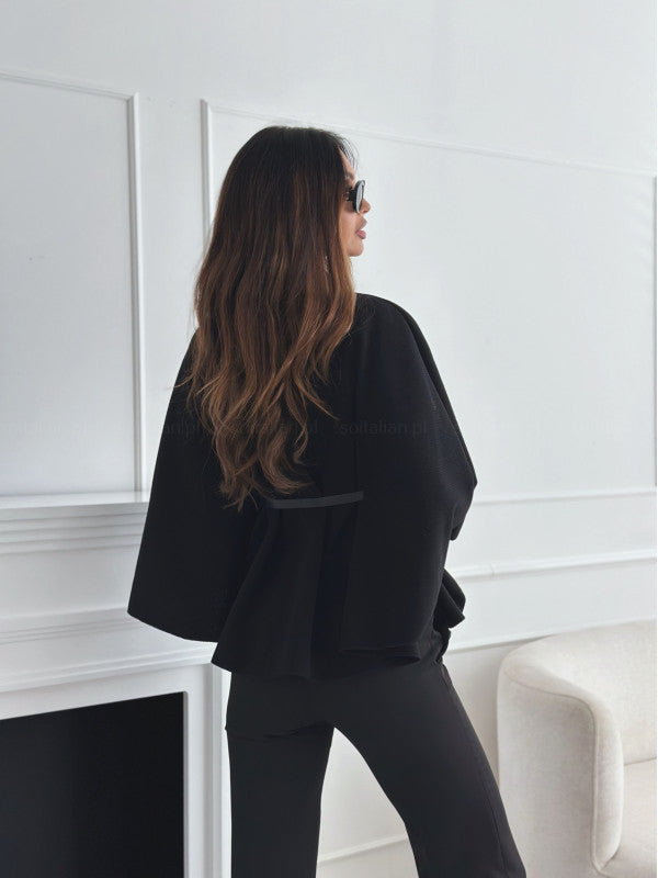 Ava Elegant Butterfly Cape Jacket