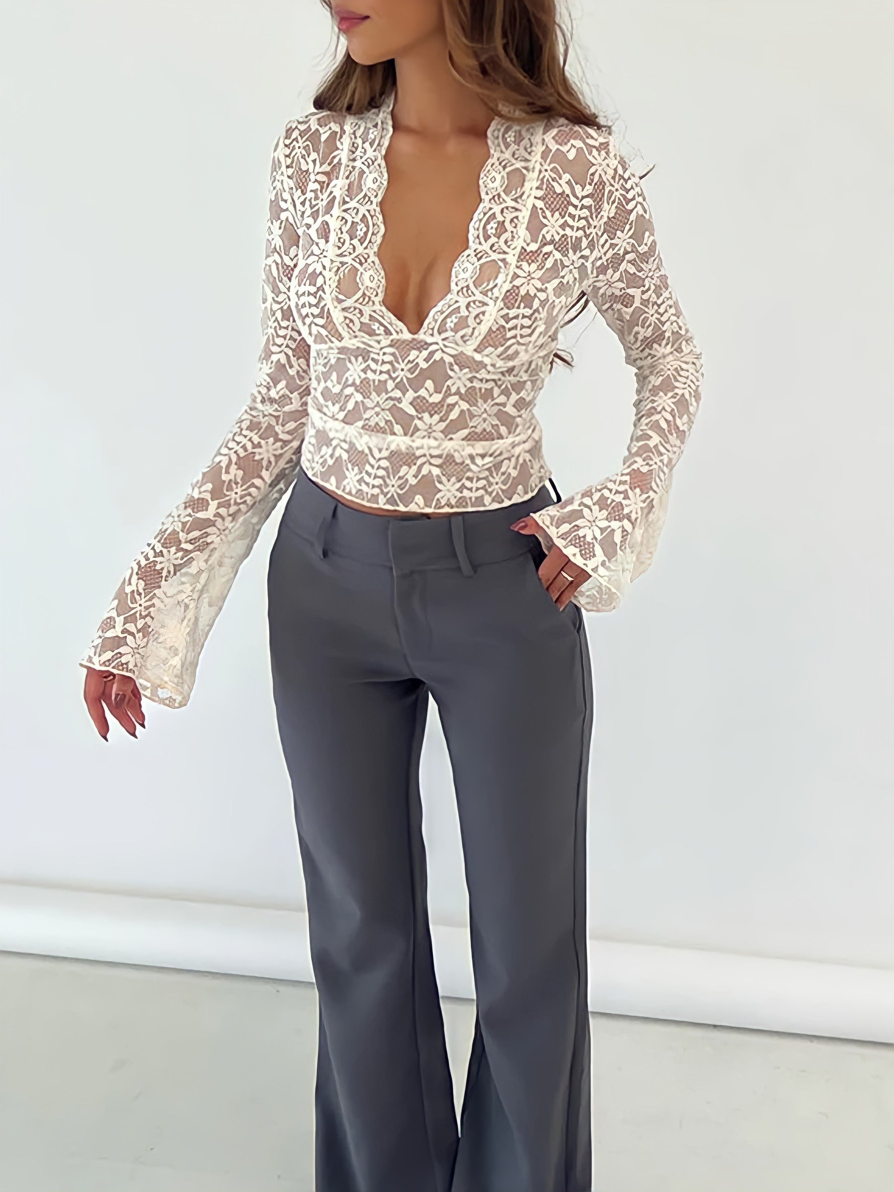 Classic Pretty Lace Top