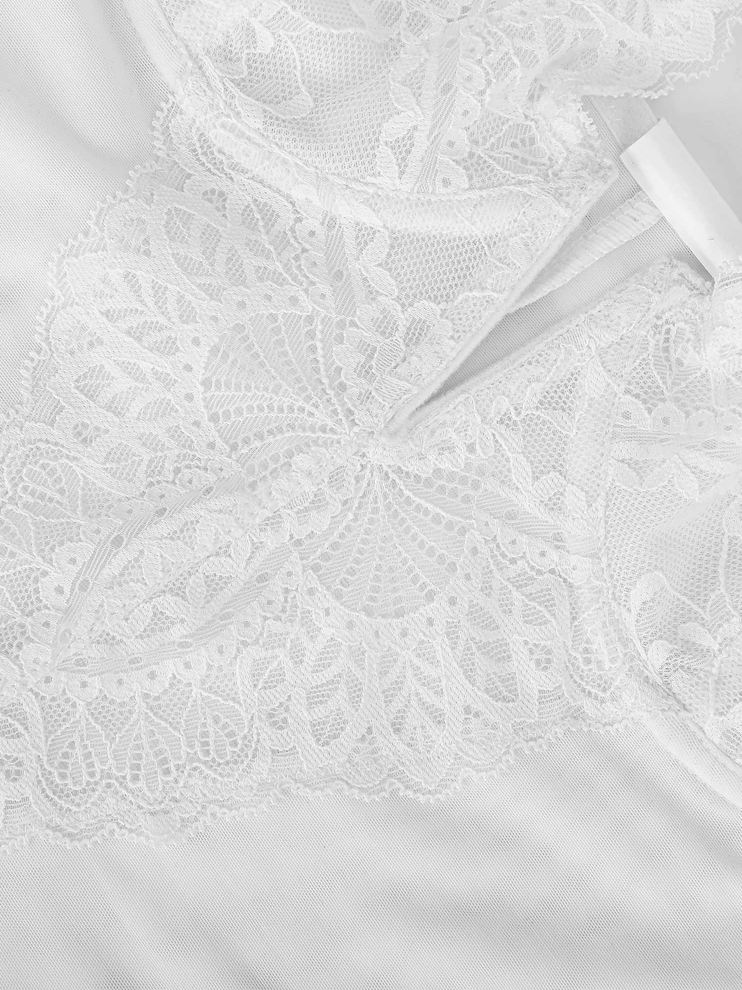 Lace Deep-V Neck Bodysuits