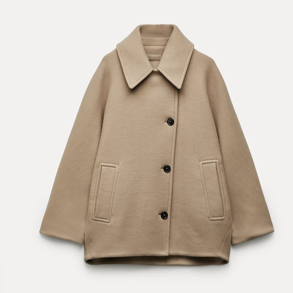 Viola Oversized Wool Coat