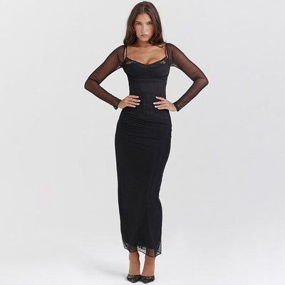 Stylova™ | Mystic Elegance Maxi Dress