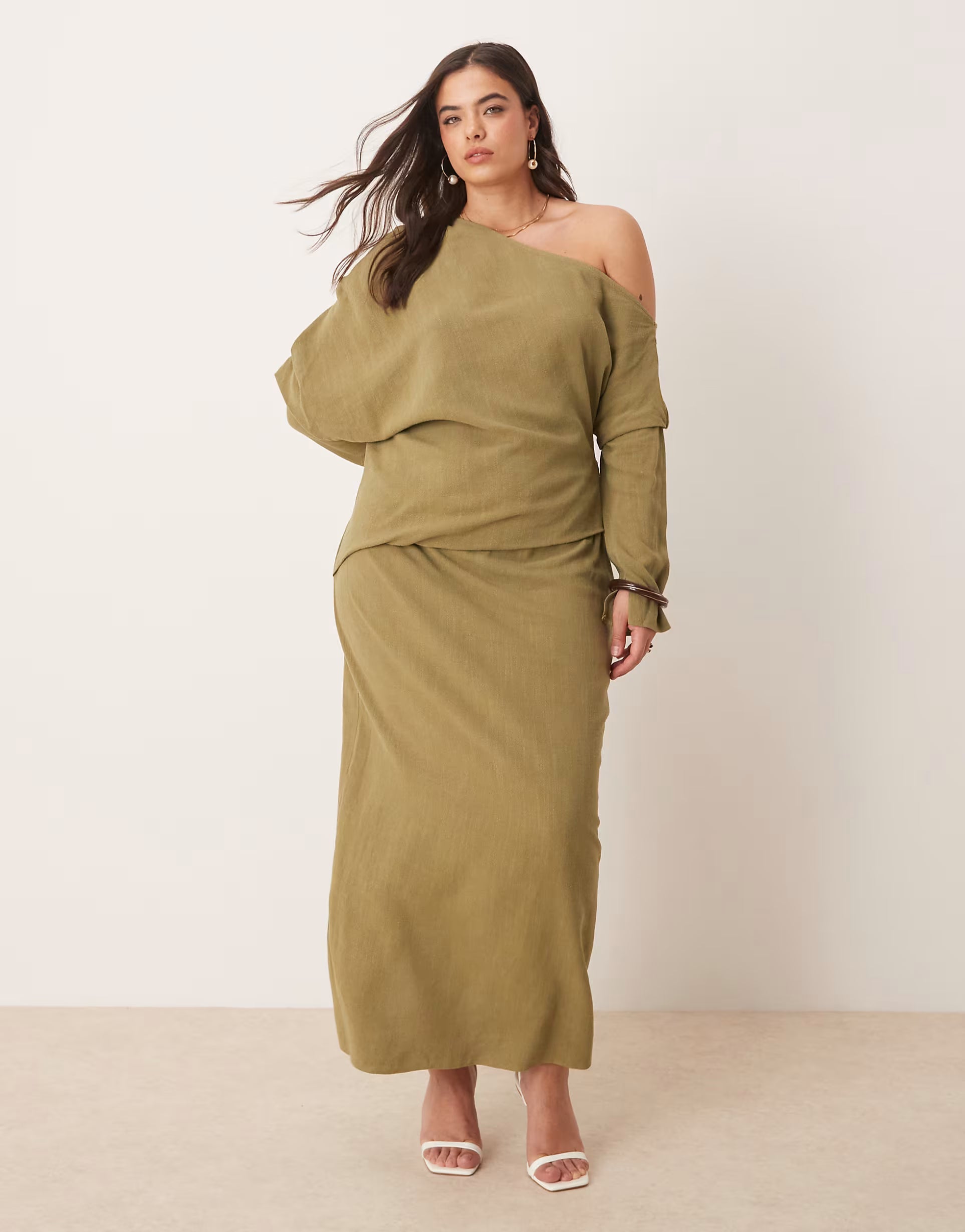 Isla Asymmetric Midi Dress