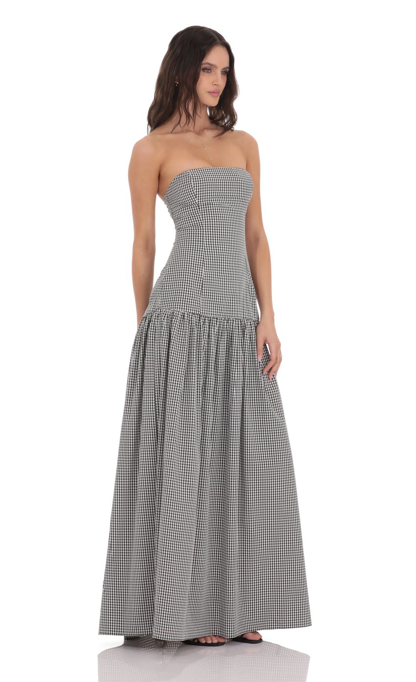 Eleni Strapless Midi Dress