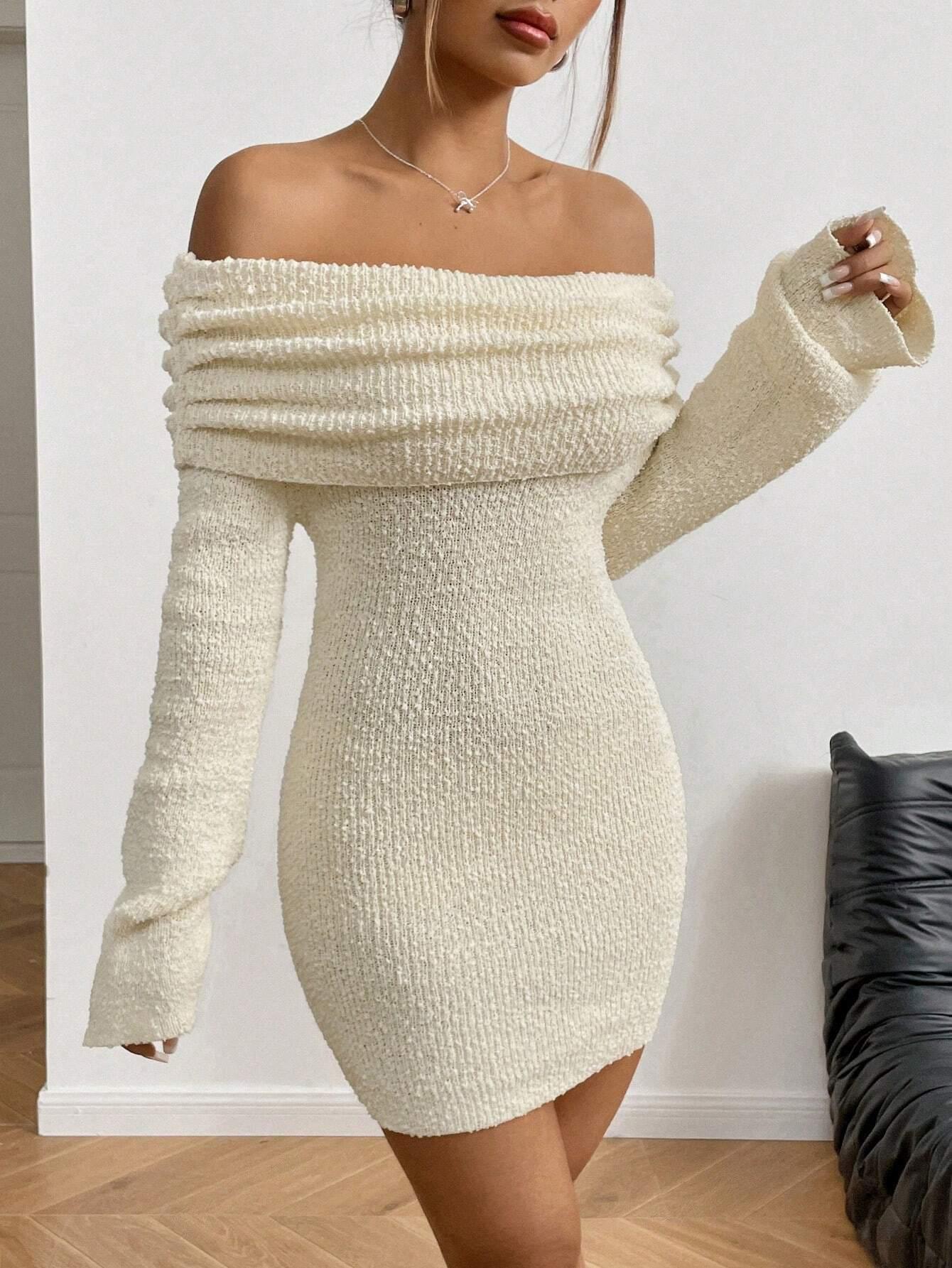 Evelina Knitted Mini Dress