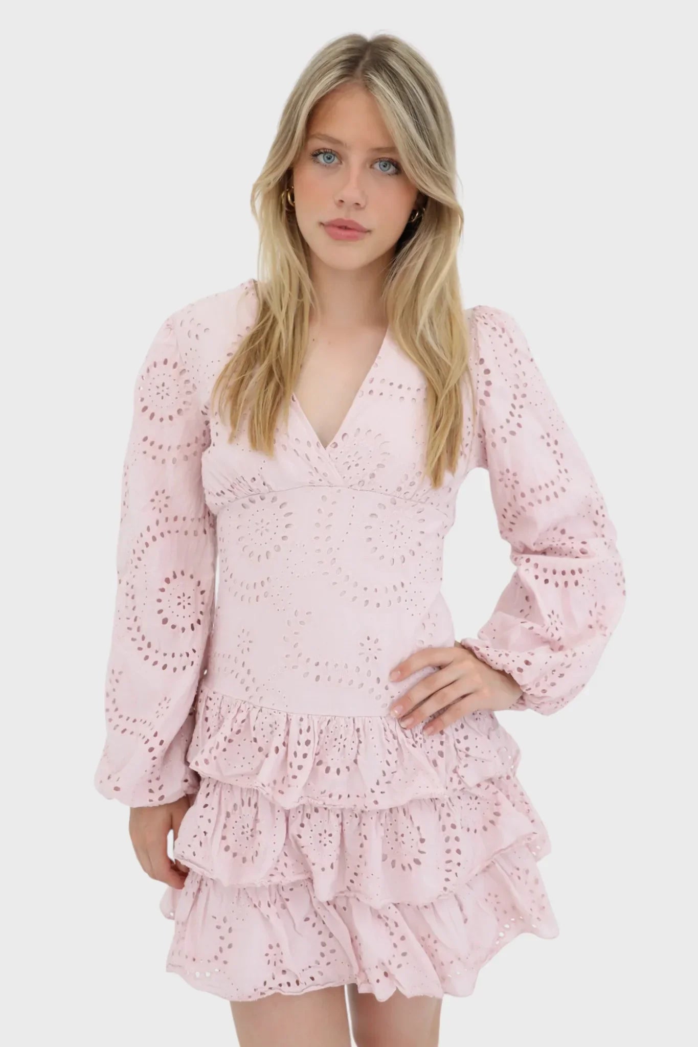 Rivka Broderie Mini Dress