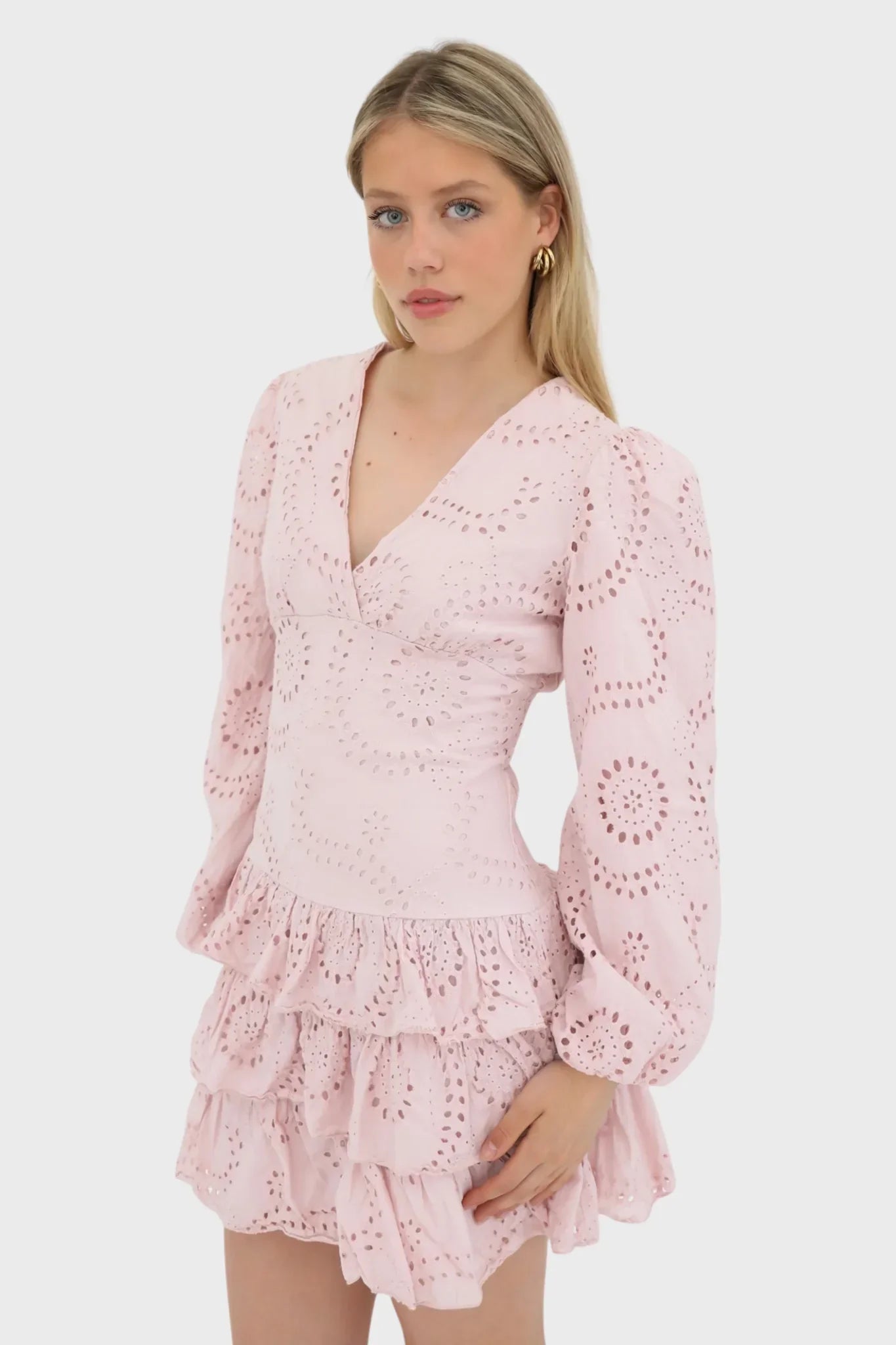 Rivka Broderie Mini Dress