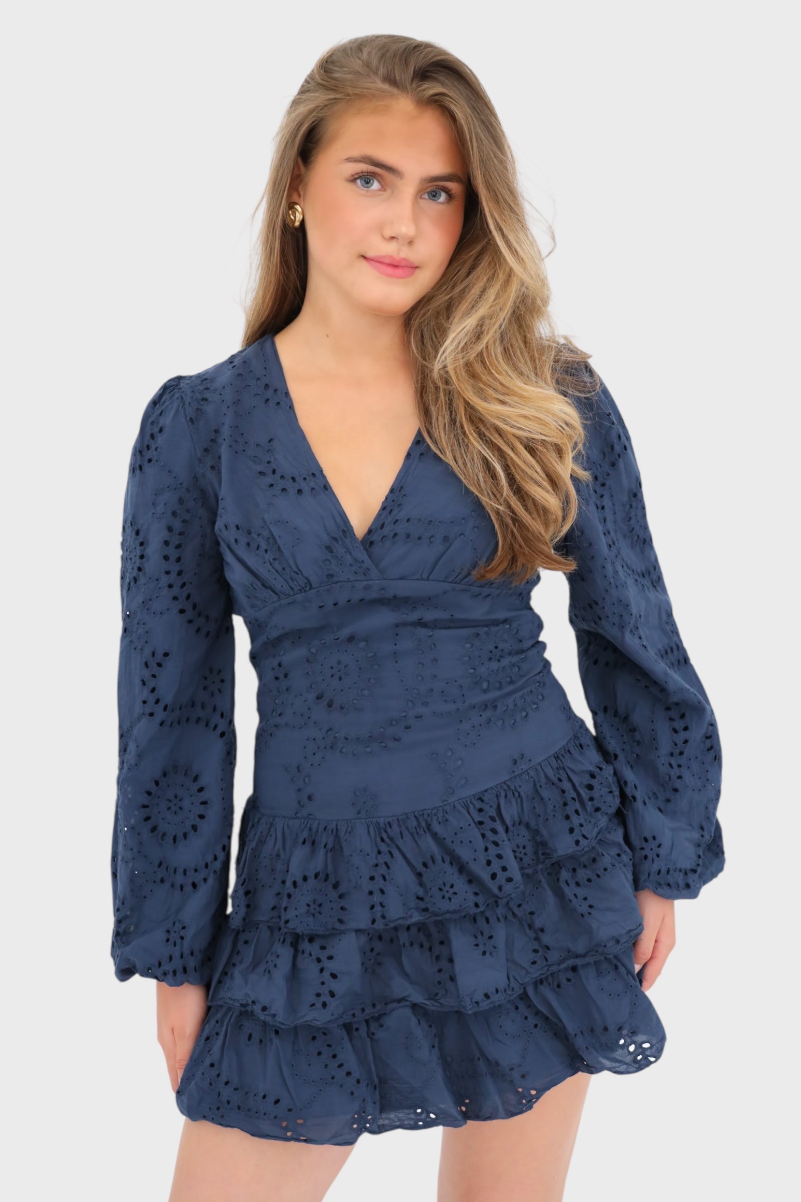 Rivka Broderie Mini Dress