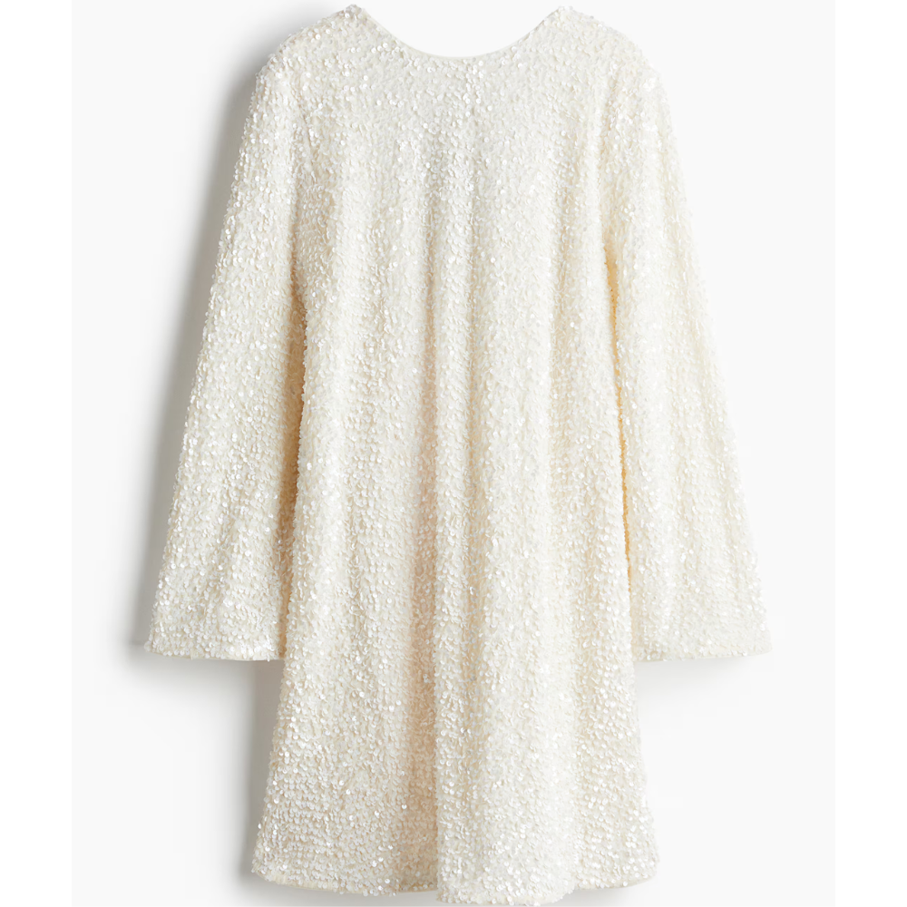 Sparkle Bow Mini Dress